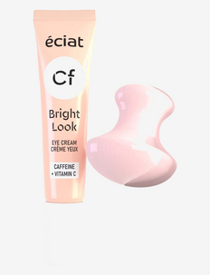 Looking Bright Set Gua Sha + Eye-contour Cream - gua sha & ansiktsroller - clear
