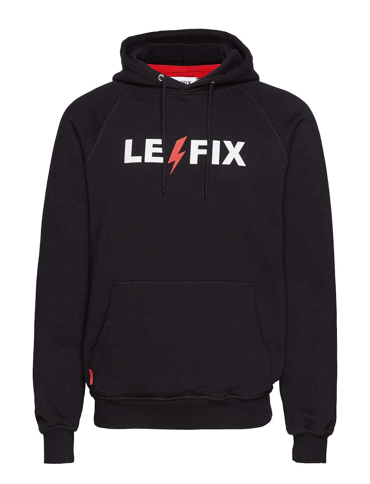 Lefix Lf Lightning Hood Hoodie Trui Zwart Le Fix lefix kopen in de aanbieding Lefix Lf Lightning Hood Hoodie Trui Zwart Le Fix lefix kopen in de aanbieding