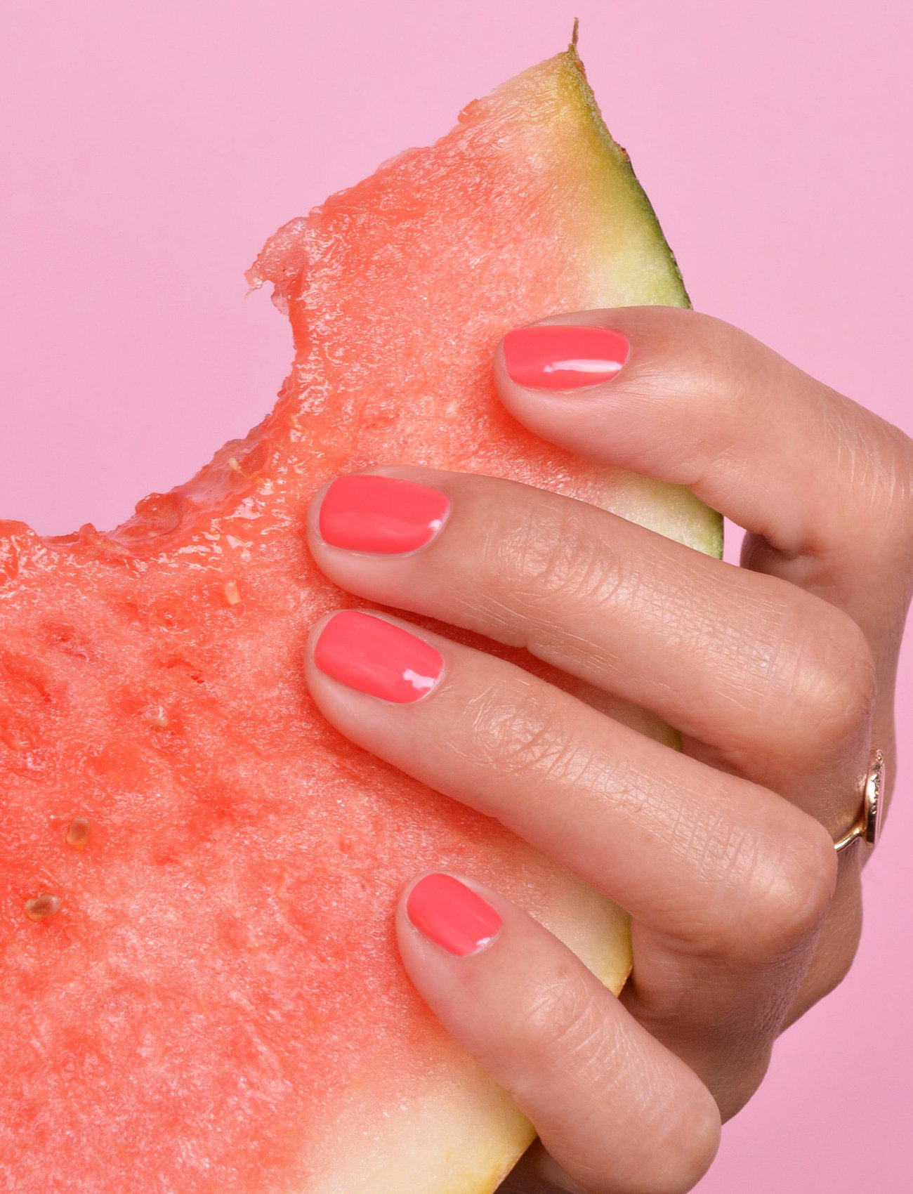 Le Mini Macaron Single Gel Polish Watermelon Sorbet, 8.5 ml, Pink, Negle > Gelé-Neglelak, Dame