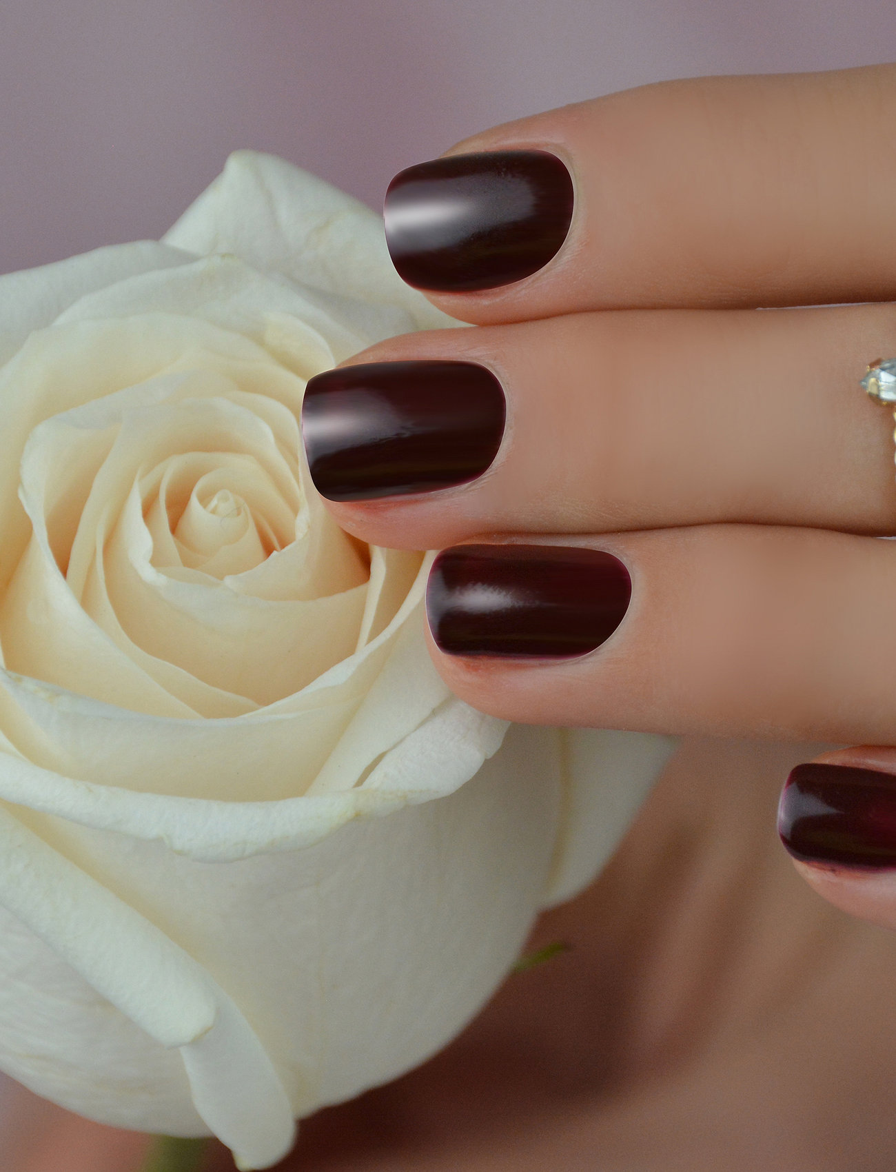 Le Mini Macaron Single Gel Polish Chocolate Cherry, 8.5 ml, Brown, Negle > Gelé-Neglelak, Dame