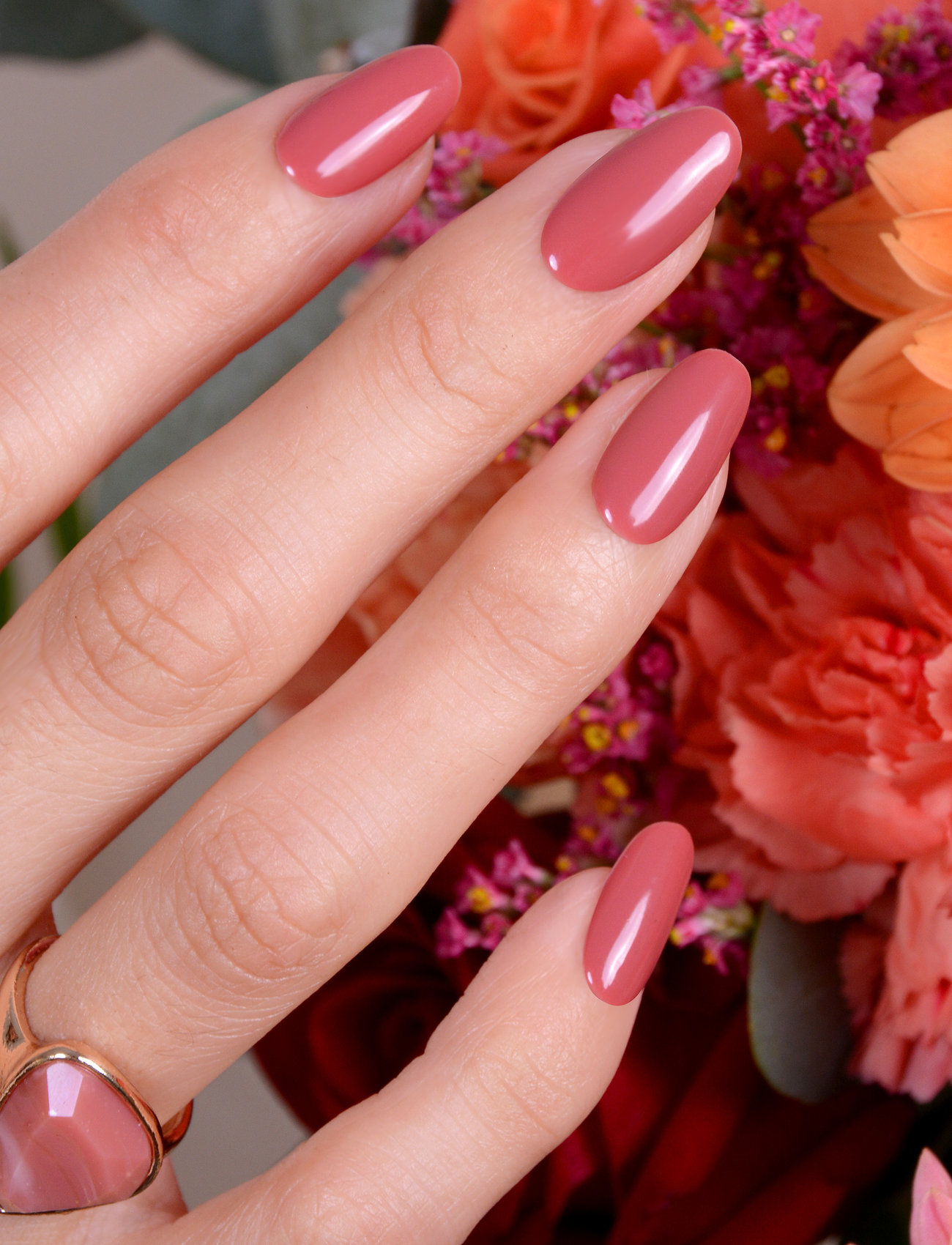 Le Mini Macaron Single Gel Polish Rose Brandy, 8.5 ml, Pink, Negle > Gelé-Neglelak, Dame