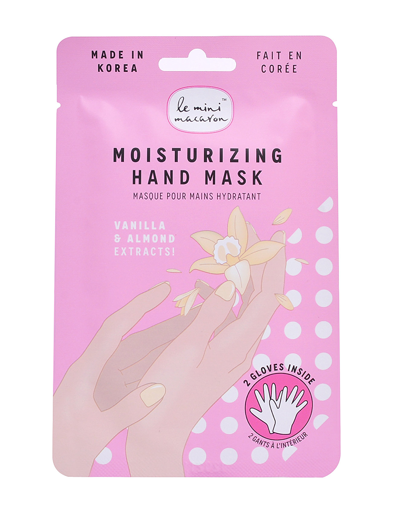 Hand Mask Vanilla Almond Beauty Women Skin Care Hand Care Nude Le Mini Macaron