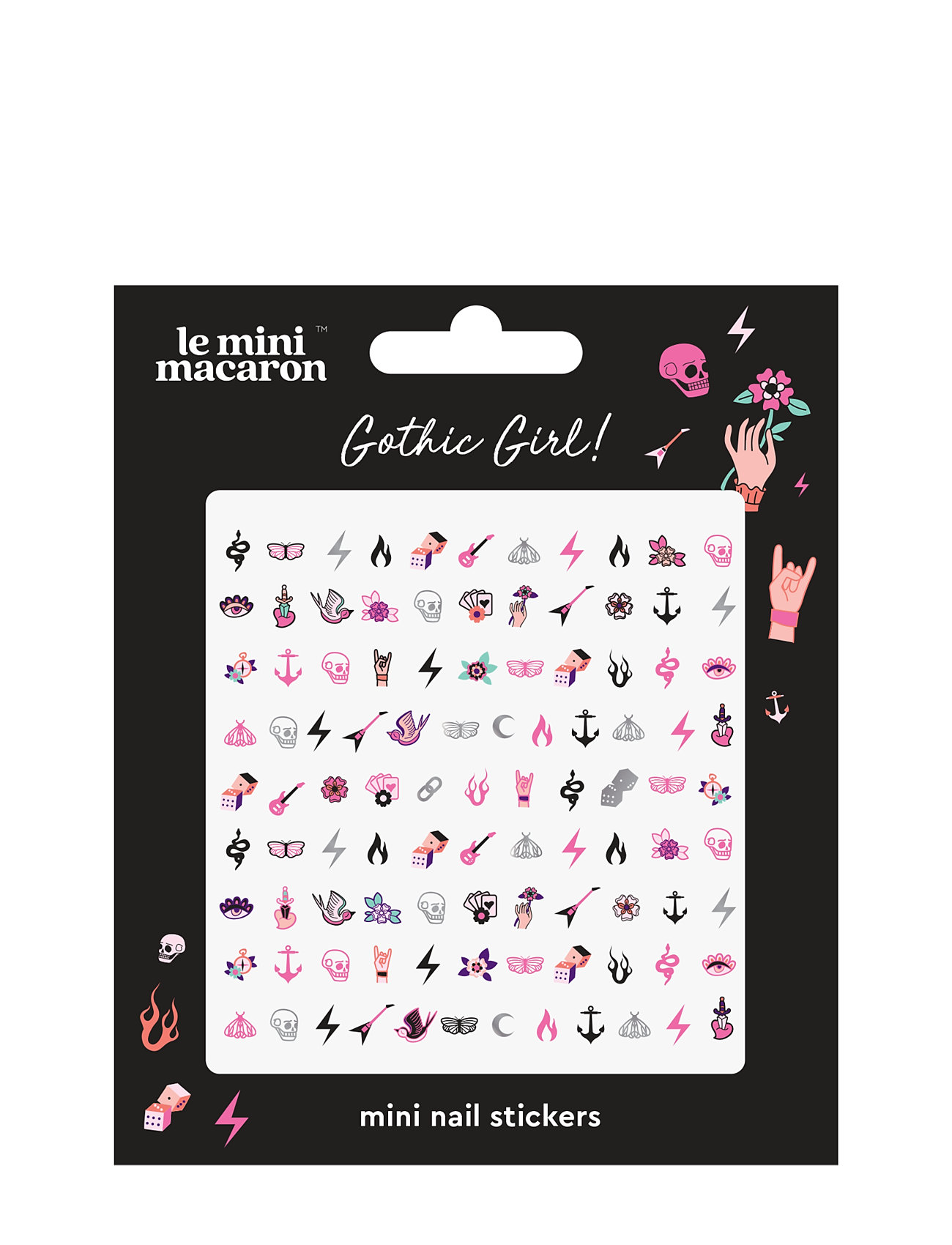 Mini Nail Stickers Beauty Women Nails Nail Decorations Multi/patterned Le Mini Macaron