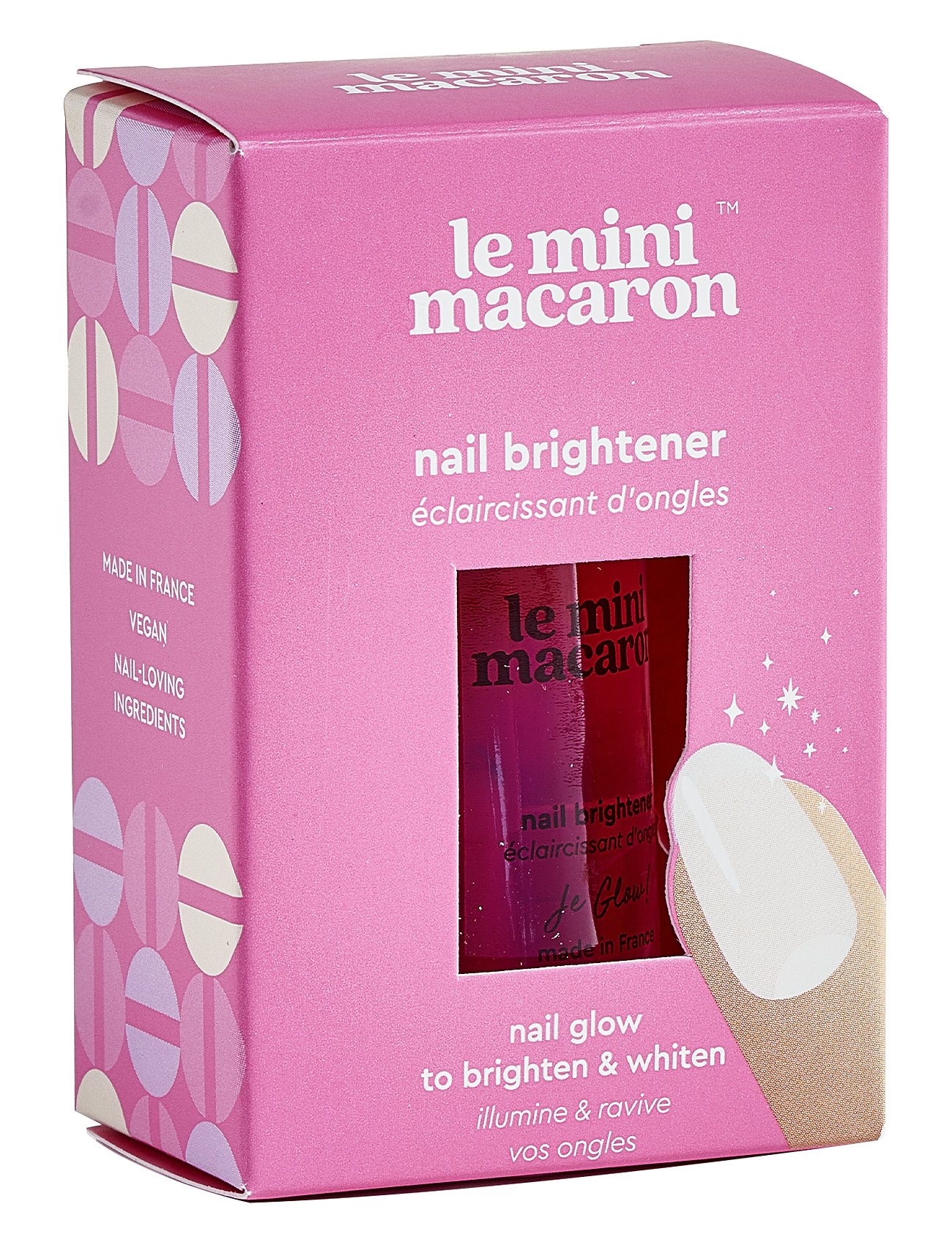 Nail Brightener Beauty Women Nails Base & Top Coat Nude Le Mini Macaron