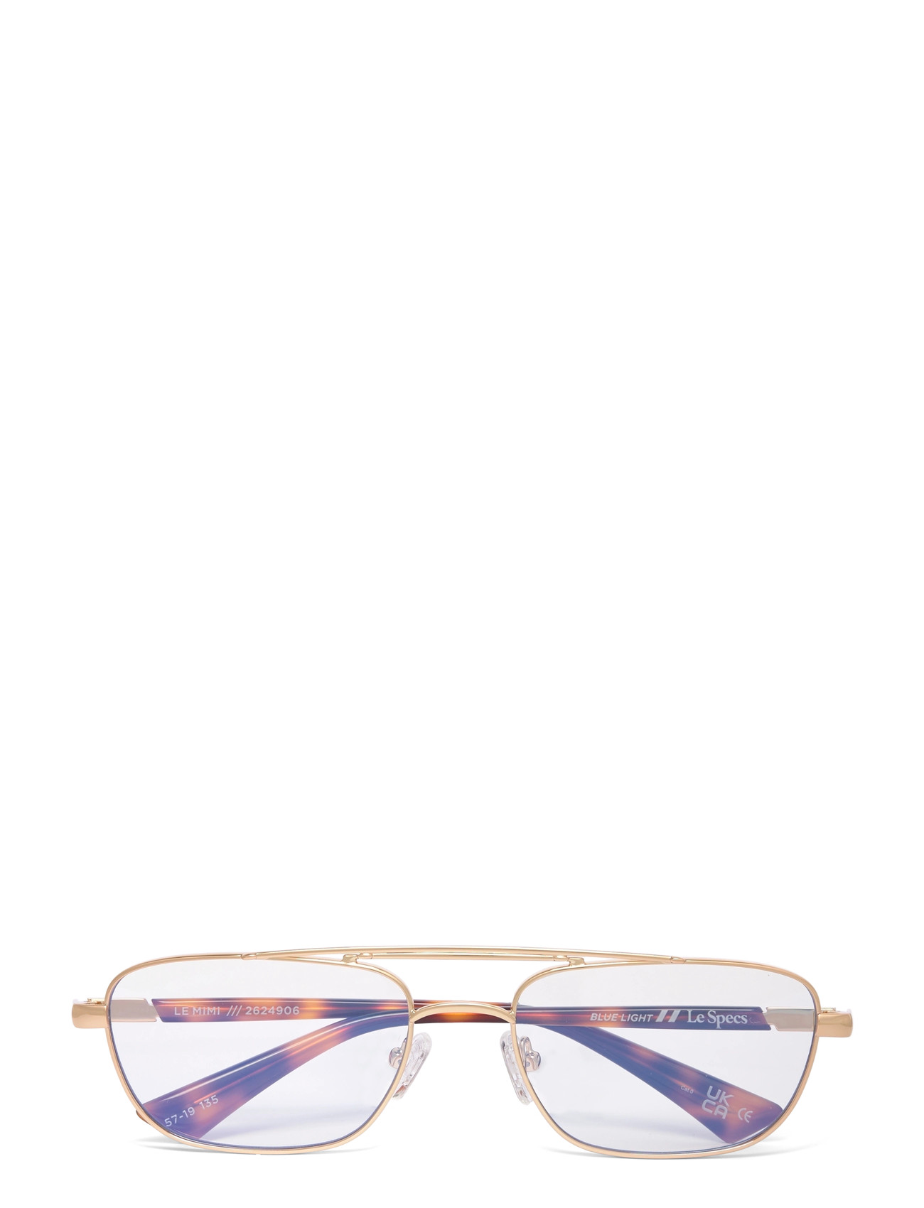 Le Specs Le Mimi *Blue Light*, One Size, Gold, Accessories > Blue Light Glasses, Dame