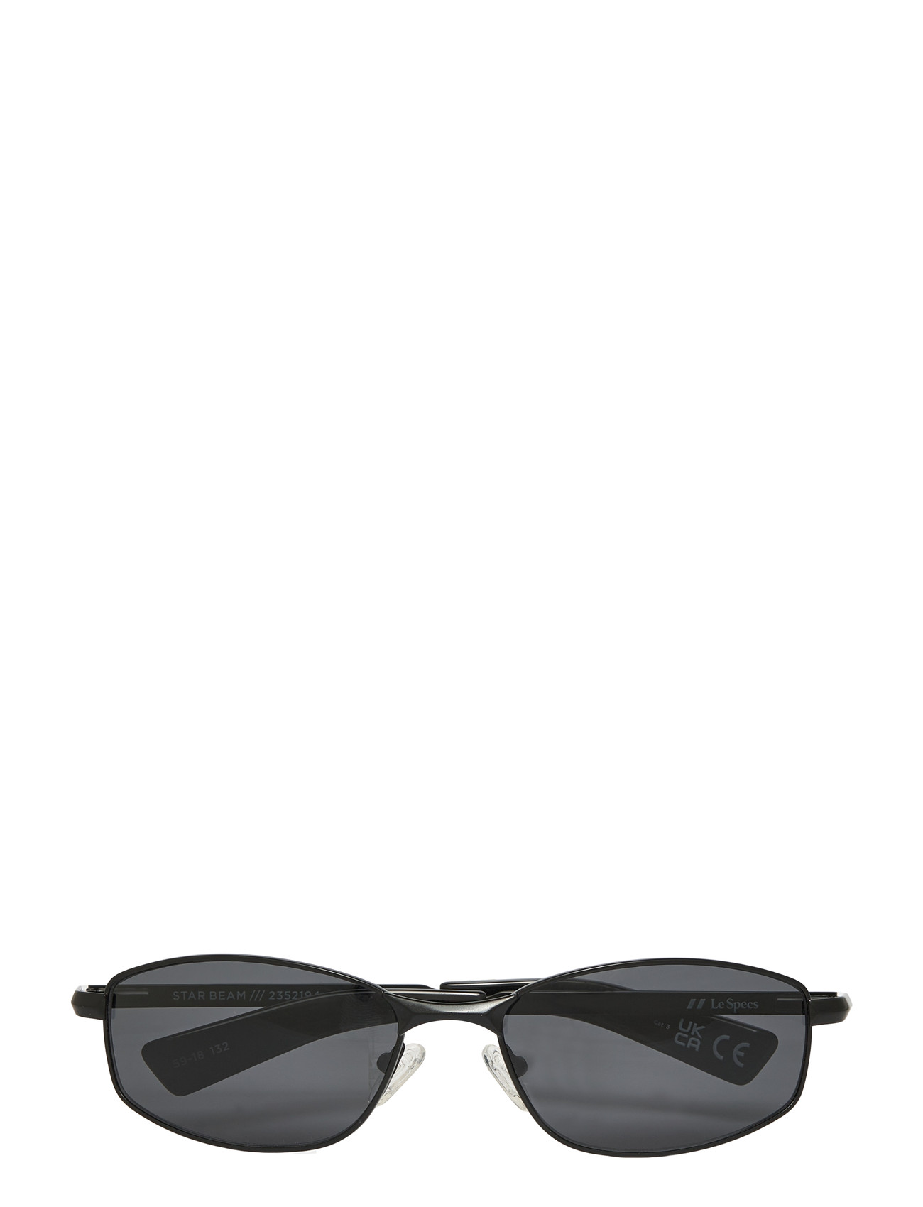 Le Specs Star Beam, One Size, Black, Solbriller > Solbriller Med Firkantet Stel, Dame