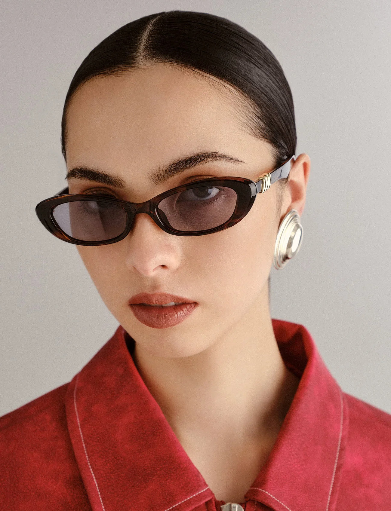 Le Specs The Whisperer, One Size, Brown, Solbriller > Katteøjesolbriller, Dame