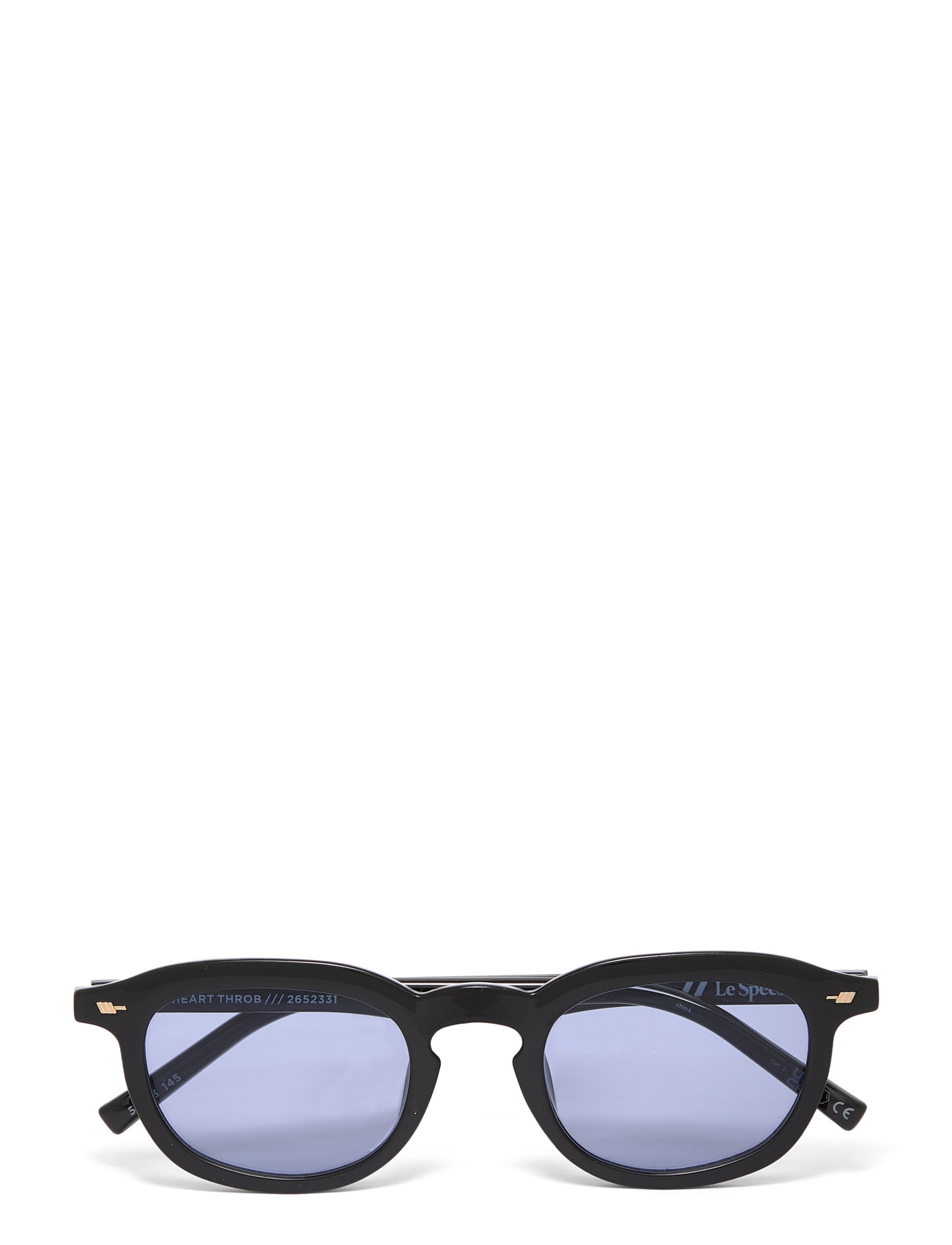 Le Specs Heart Throb, One Size, Black, Solbriller > Solbriller Med Rundt Stel, Dame
