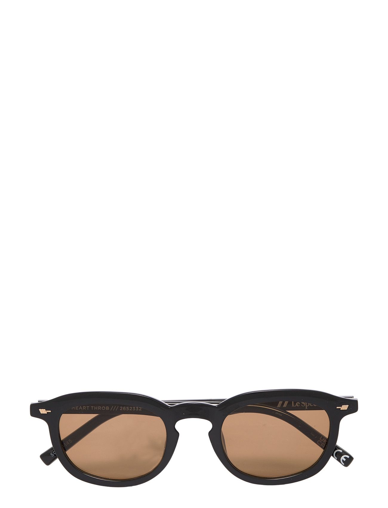 Le Specs Heart Throb, One Size, Black, Solbriller > Solbriller Med Rundt Stel, Dame