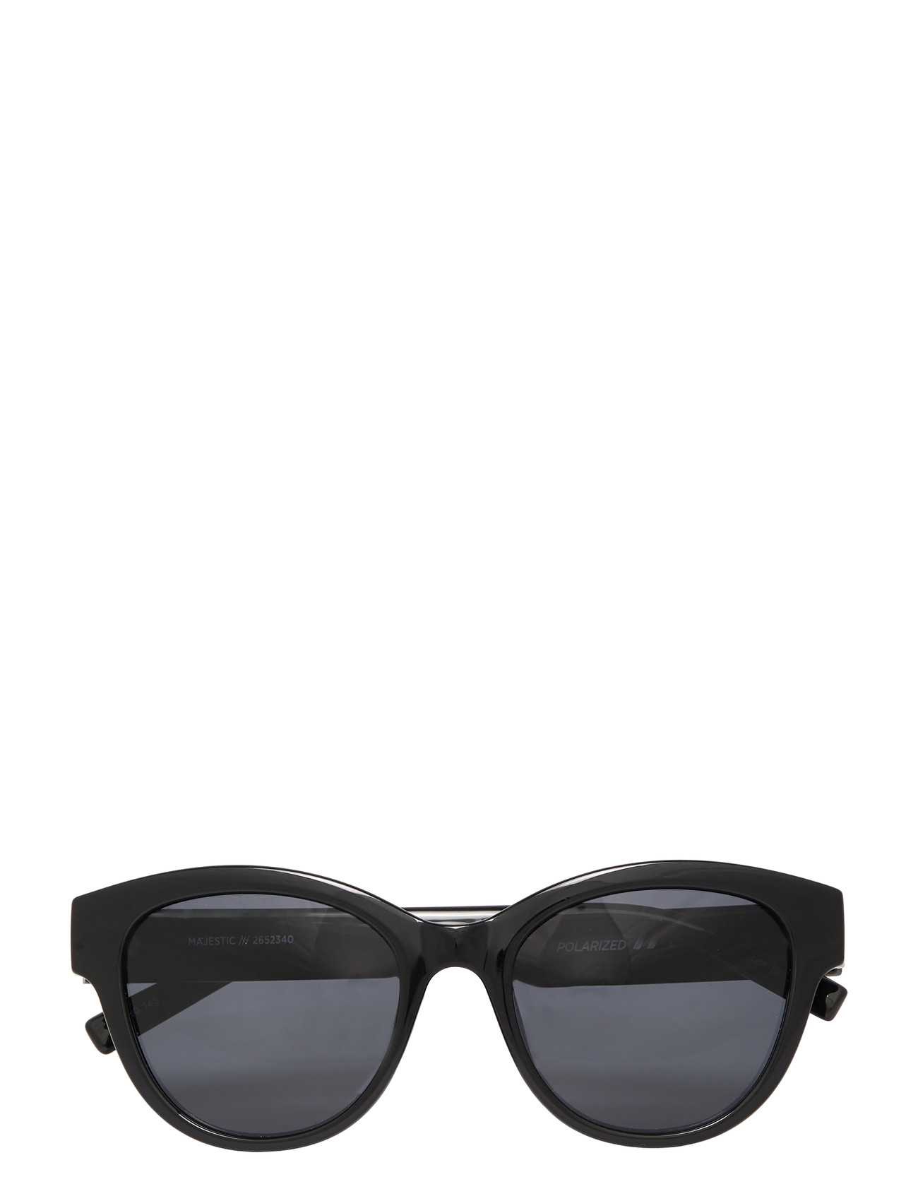 Le Specs Majestic *Polarized*, One Size, Black, Solbriller > Wayfarer-Solbriller Med D-Stel, Dame