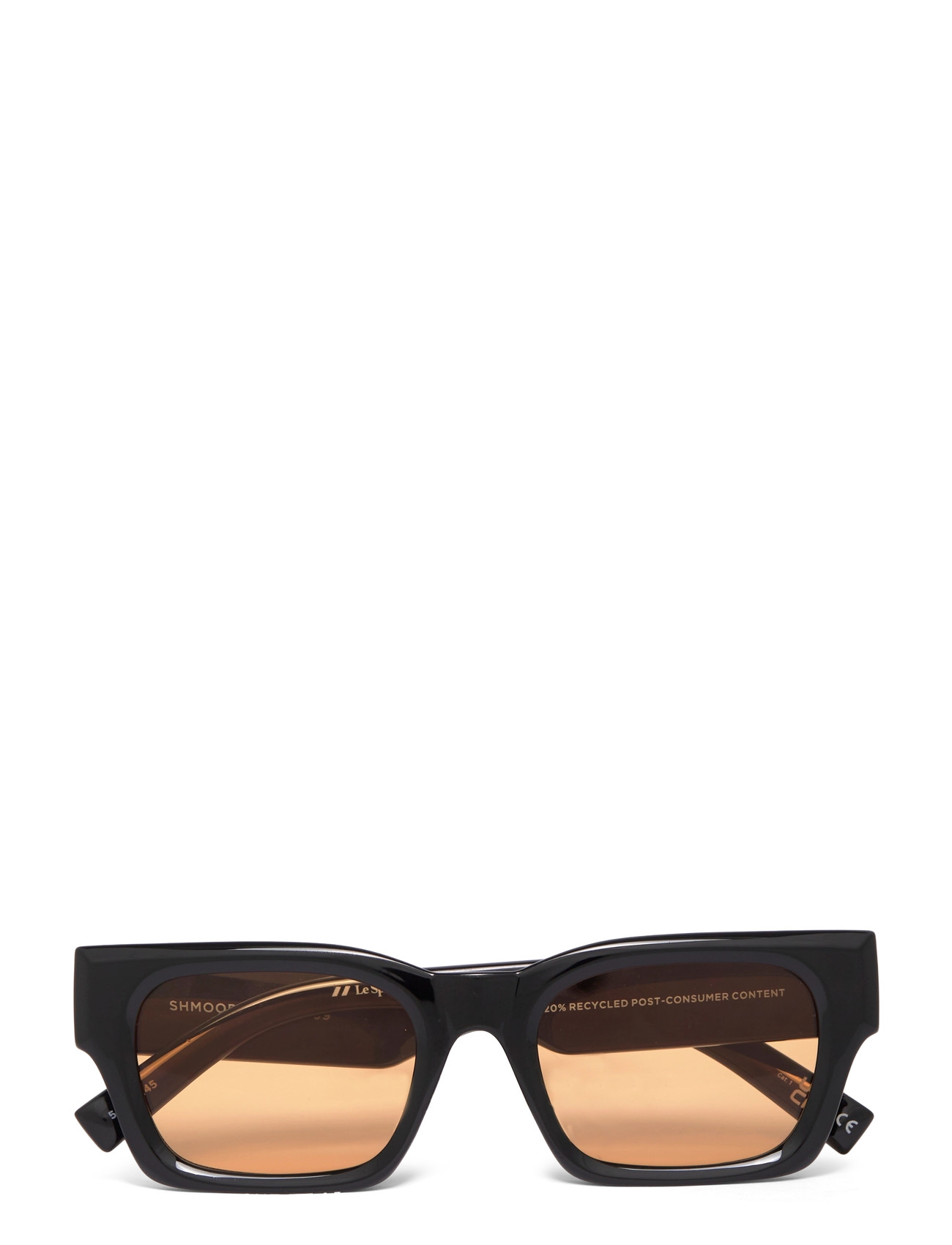 Le Specs Le Sustain - Shmood, One Size, Black, Solbriller > Solbriller Med Firkantet Stel, Dame