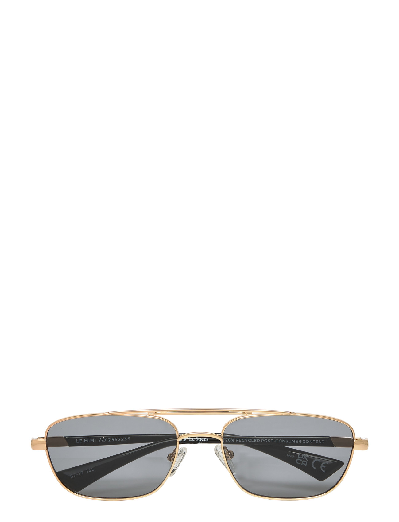 Le Specs Le Sustain - Le Mimi, One Size, Gold, Solbriller > Aviator-Solbriller, Dame