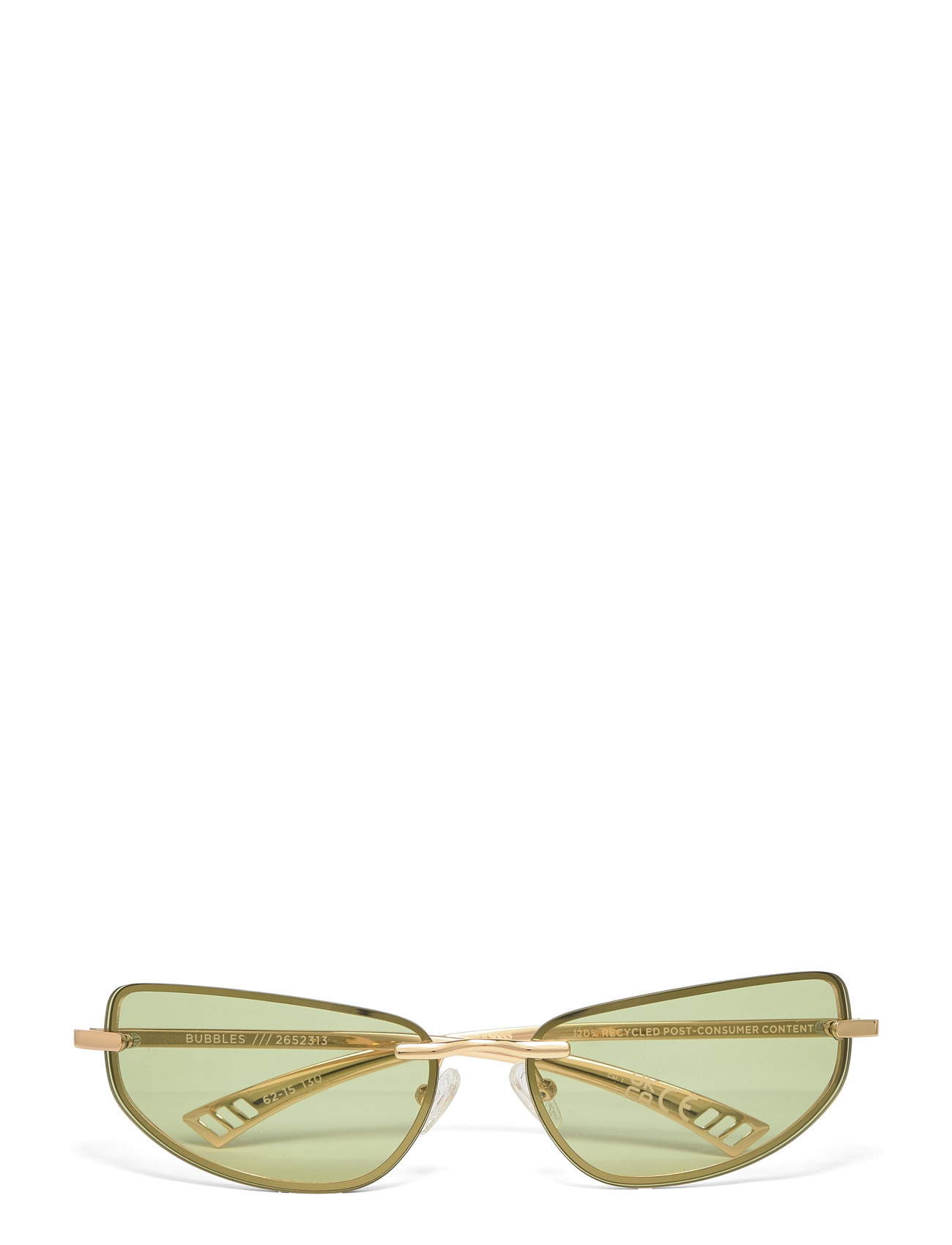 Le Specs Le Sustain - Bubbles, One Size, Gold, Solbriller > Katteøjesolbriller, Dame