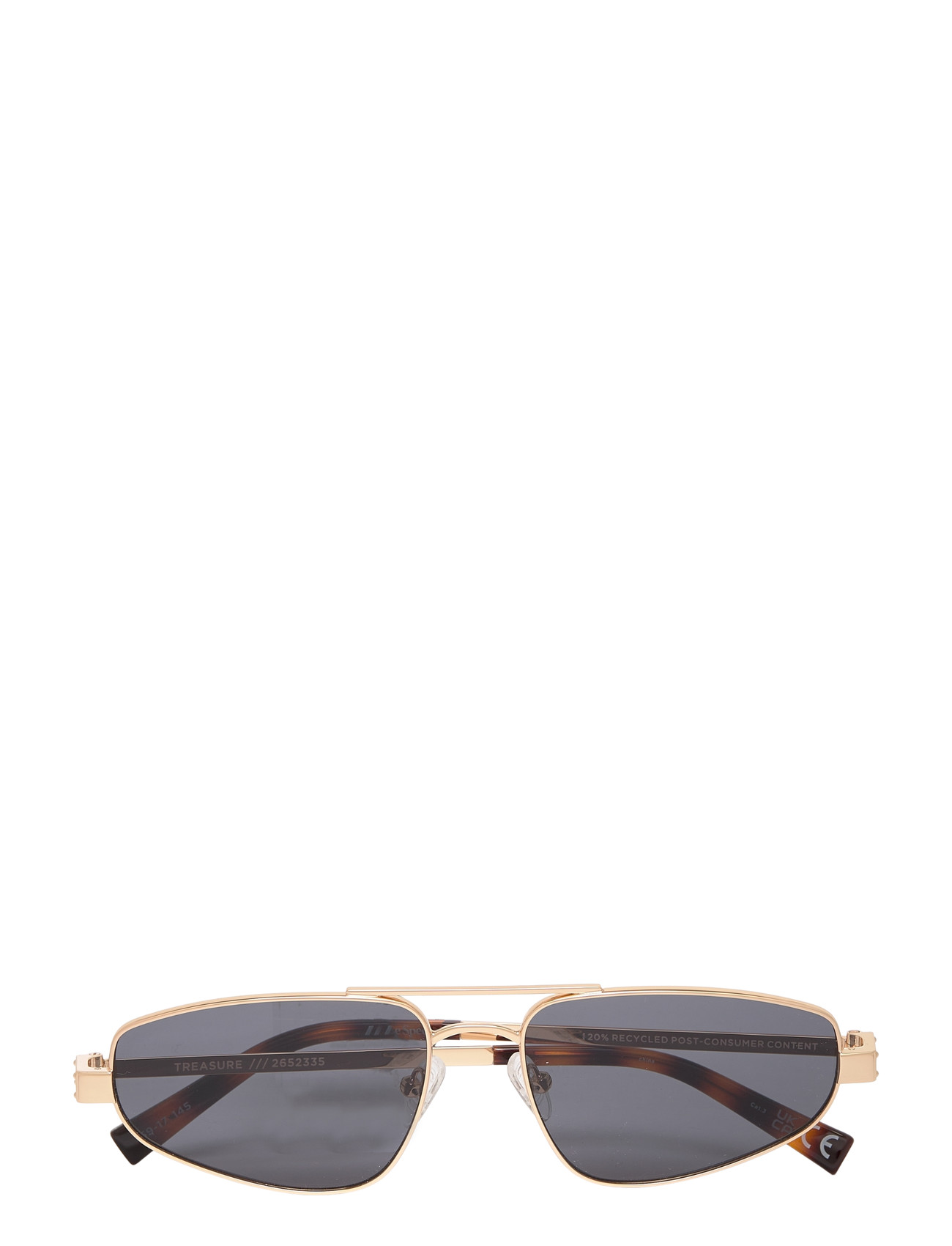 Le Specs Le Sustain - Treasure, One Size, Gold, Solbriller > Aviator-Solbriller, Dame