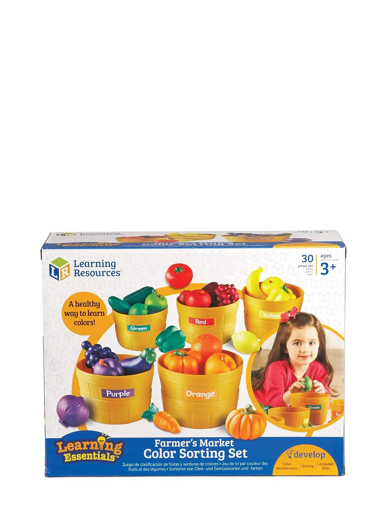 Farmer's Market Colour Sorting Set Toys Playsets & Action Figures Play Sets Yellow Learning Resources