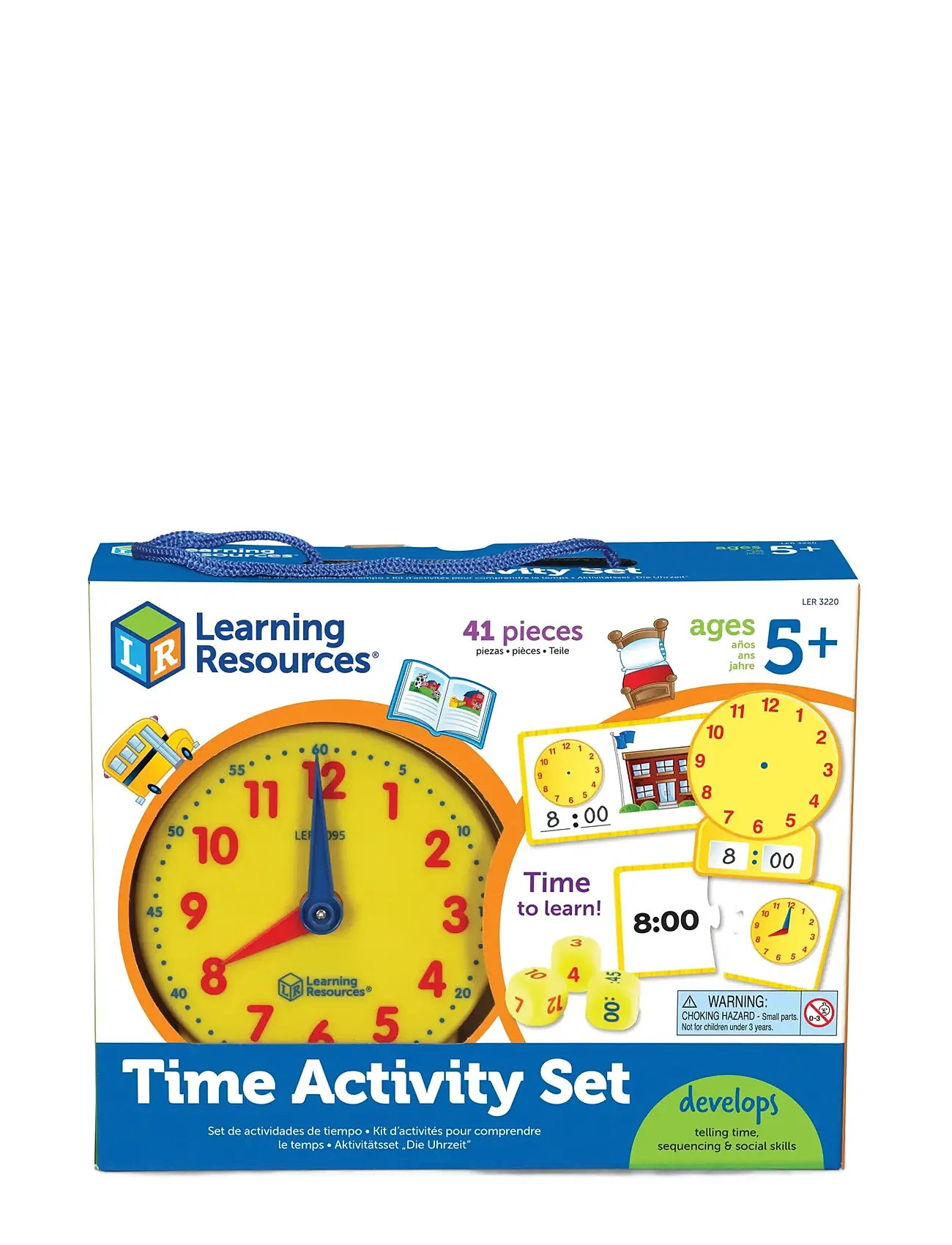 Time Activity Set Toys Puzzles And Games Games Educational Games White Learning Resources