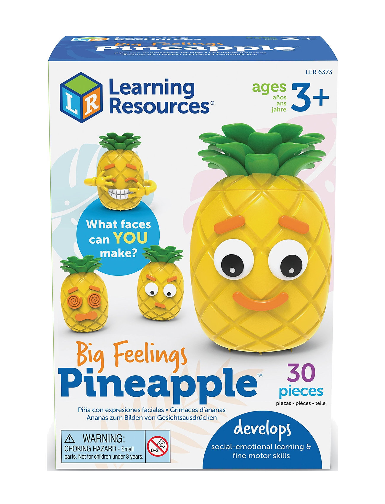 Big Feelings Pineapple™ Toys Baby Toys Educational Toys Interactive Toys Yellow Learning Resources