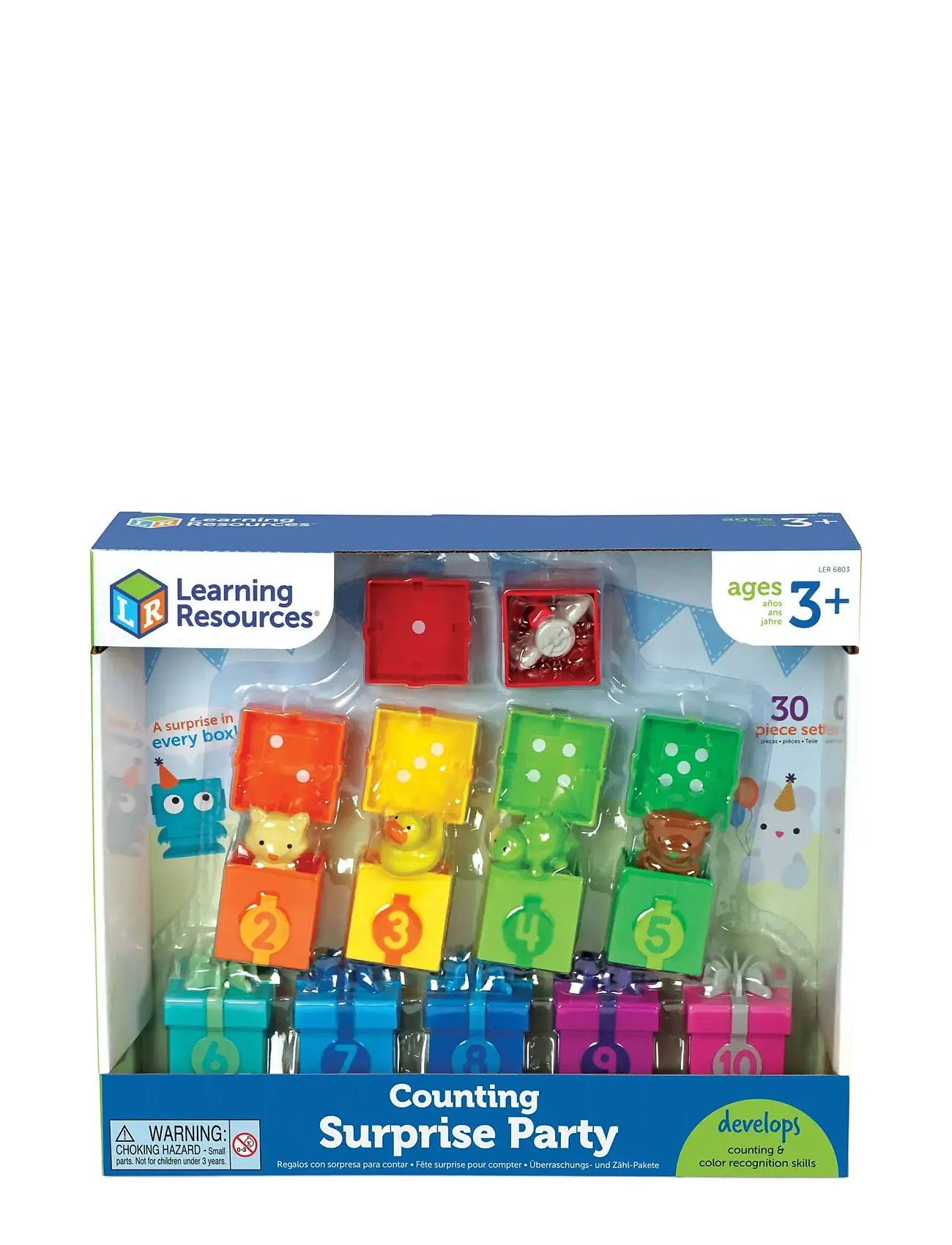 Counting Surprise Party™ Toys Playsets & Action Figures Play Sets Blue Learning Resources