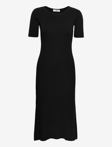 NORA DRESS - knitted dresses - black