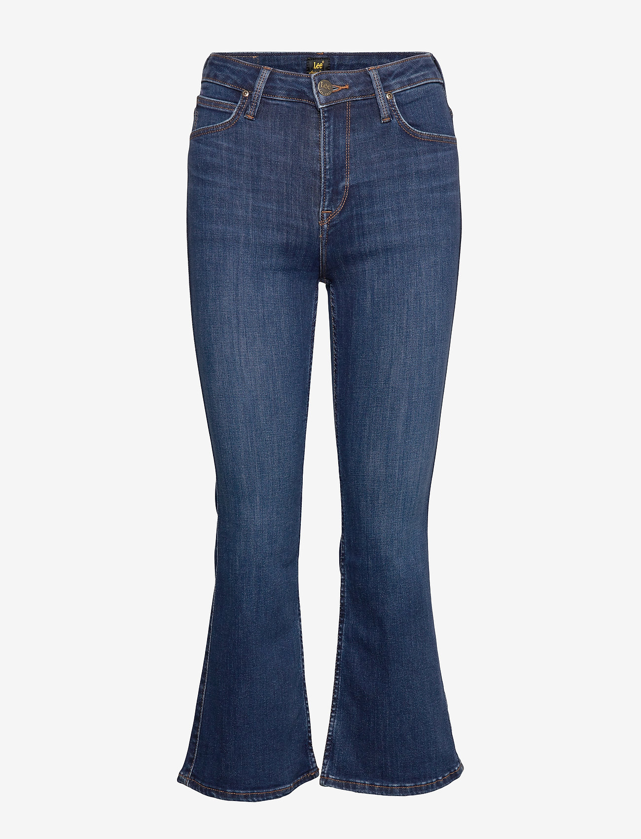 lee heritage high rise flare jeans