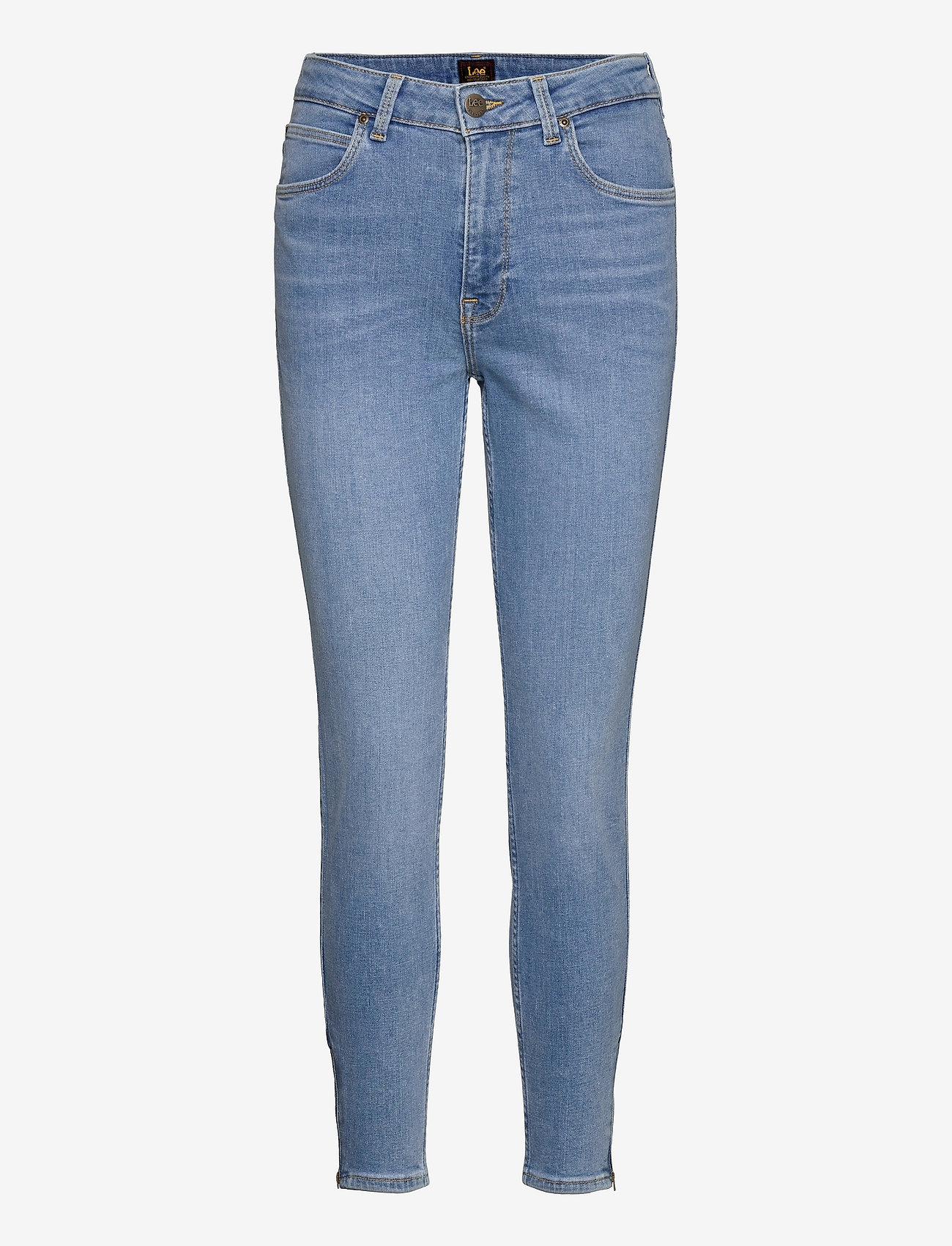 Lee Jeans - SCARLETT HIGH ZIP - slim jeans - grey liv - 0