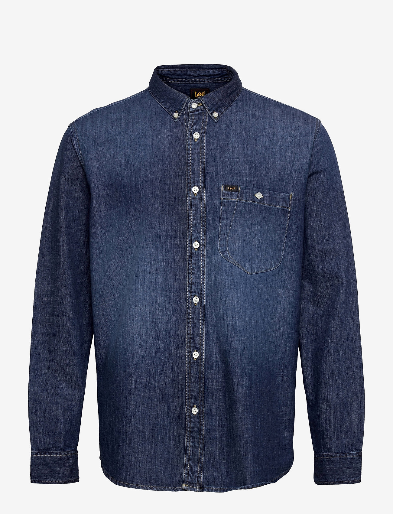 Lee Jeans - RIVETED SHIRT - podstawowe koszulki - insiginia blue - 0