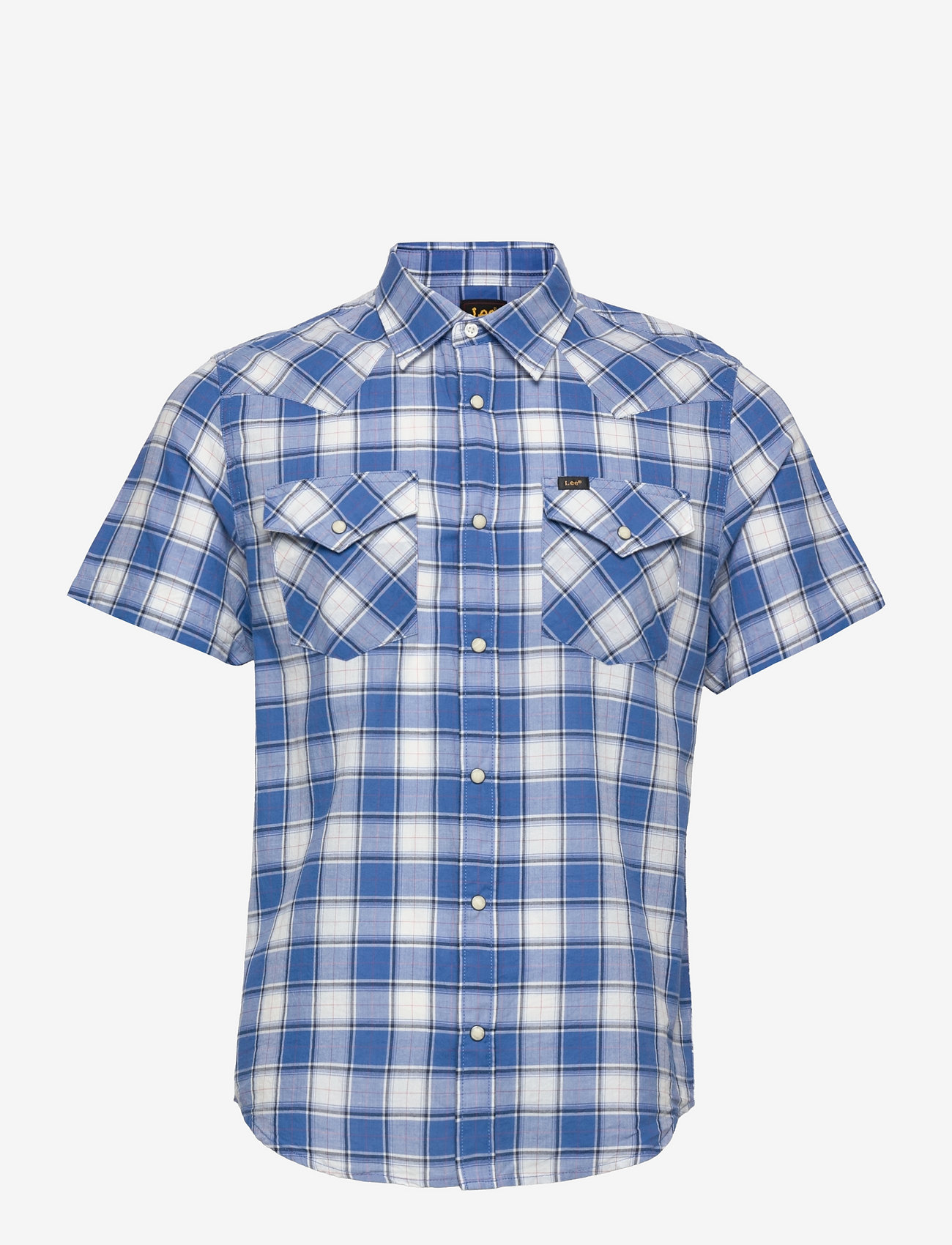 Lee Jeans - SS WESTERN SHIRT - koszule w kratkę - blue union - 0