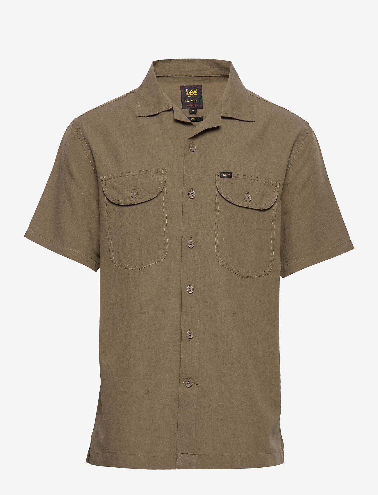 Ss Worker Shirt (Utility Green) (524.25 kr) Lee Jeans Lee WORKERSHIRT - Skjorte - utility green