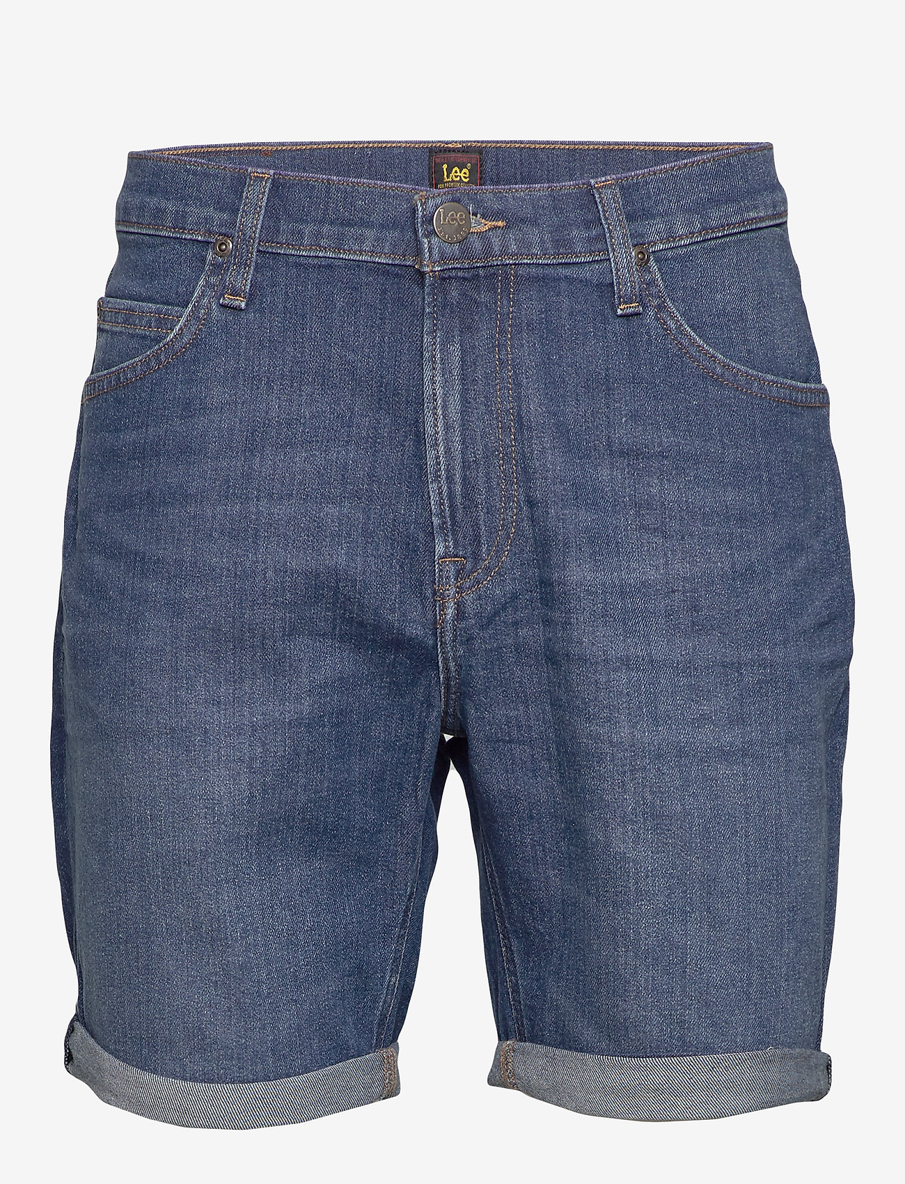lee rider denim shorts
