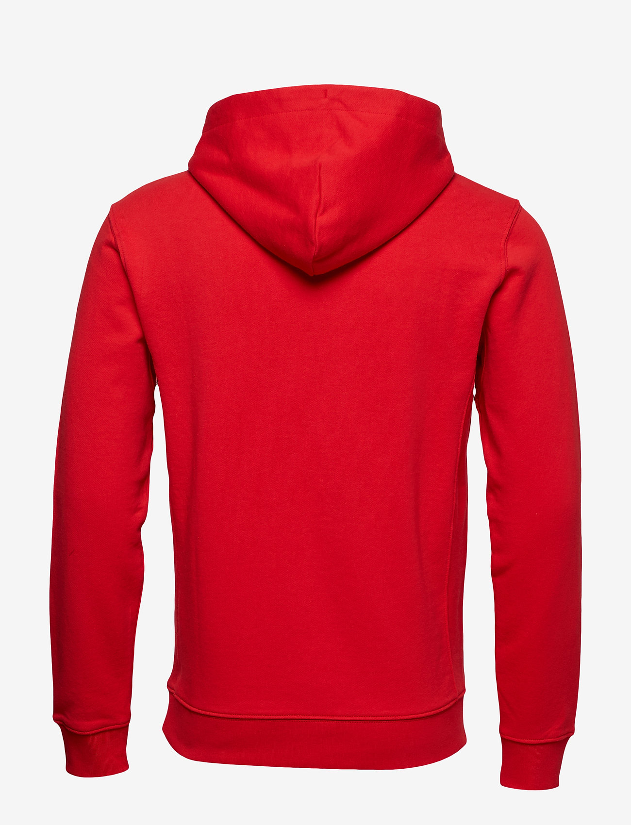 red basic hoodie