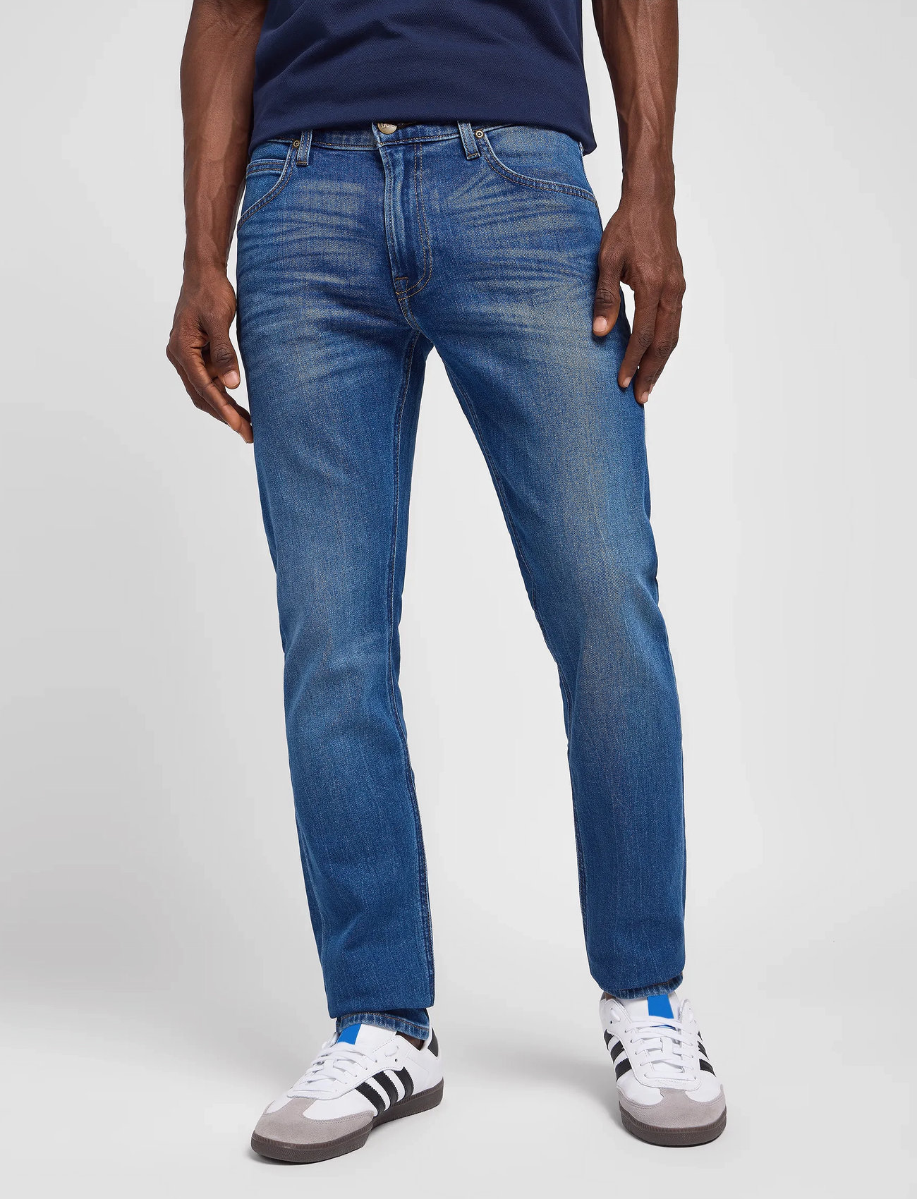 Lee Jeans Luke, 46 x 34, Blue, Jeans > Smalle, Herre