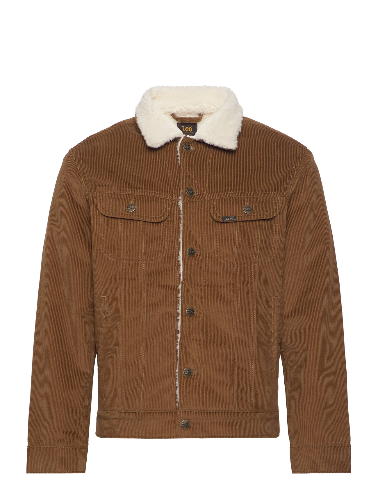 Lee Jeans Sherpa Jacket Brun