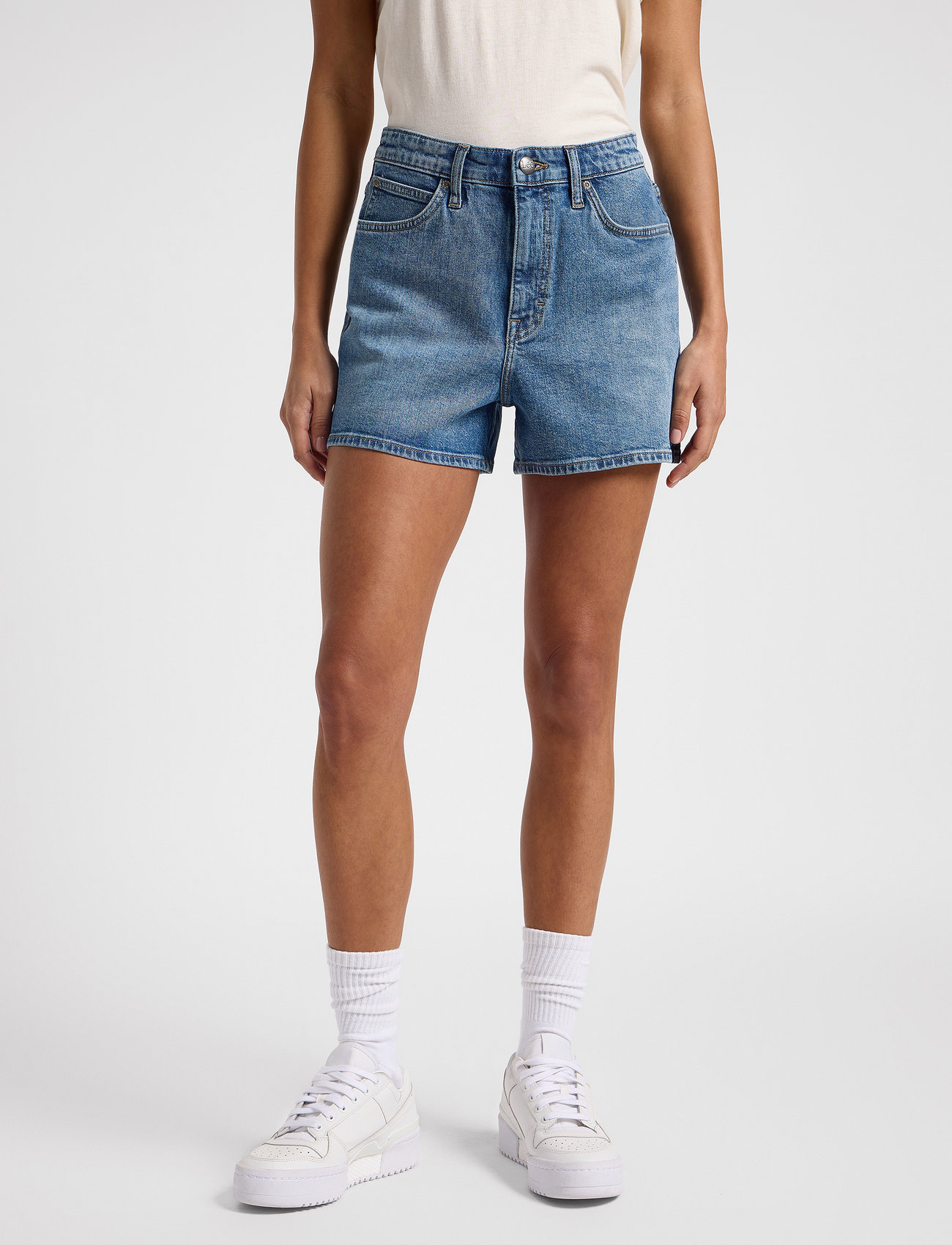 Lee Jeans Carol Short, 28, Blue, Shorts > Denim Shorts, Dame