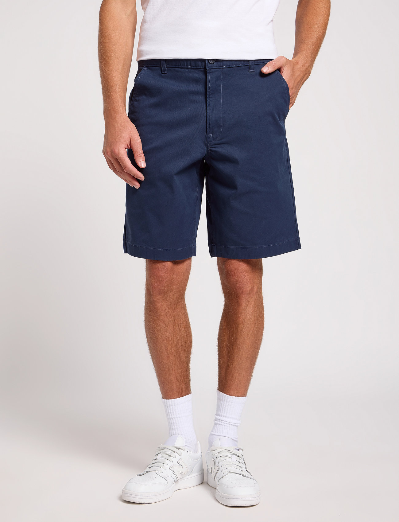 Lee Jeans Relaxed Chino Short, 29, Navy, Shorts > Chinoshorts, Herre