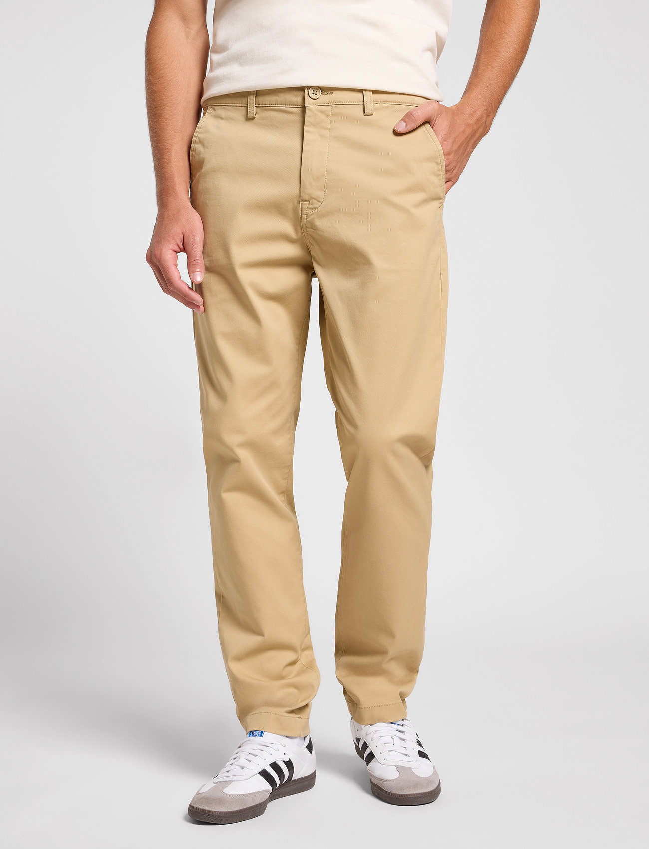 Lee Jeans Slim Chino, 28 x 32, Beige, Bukser > Chinos, Herre