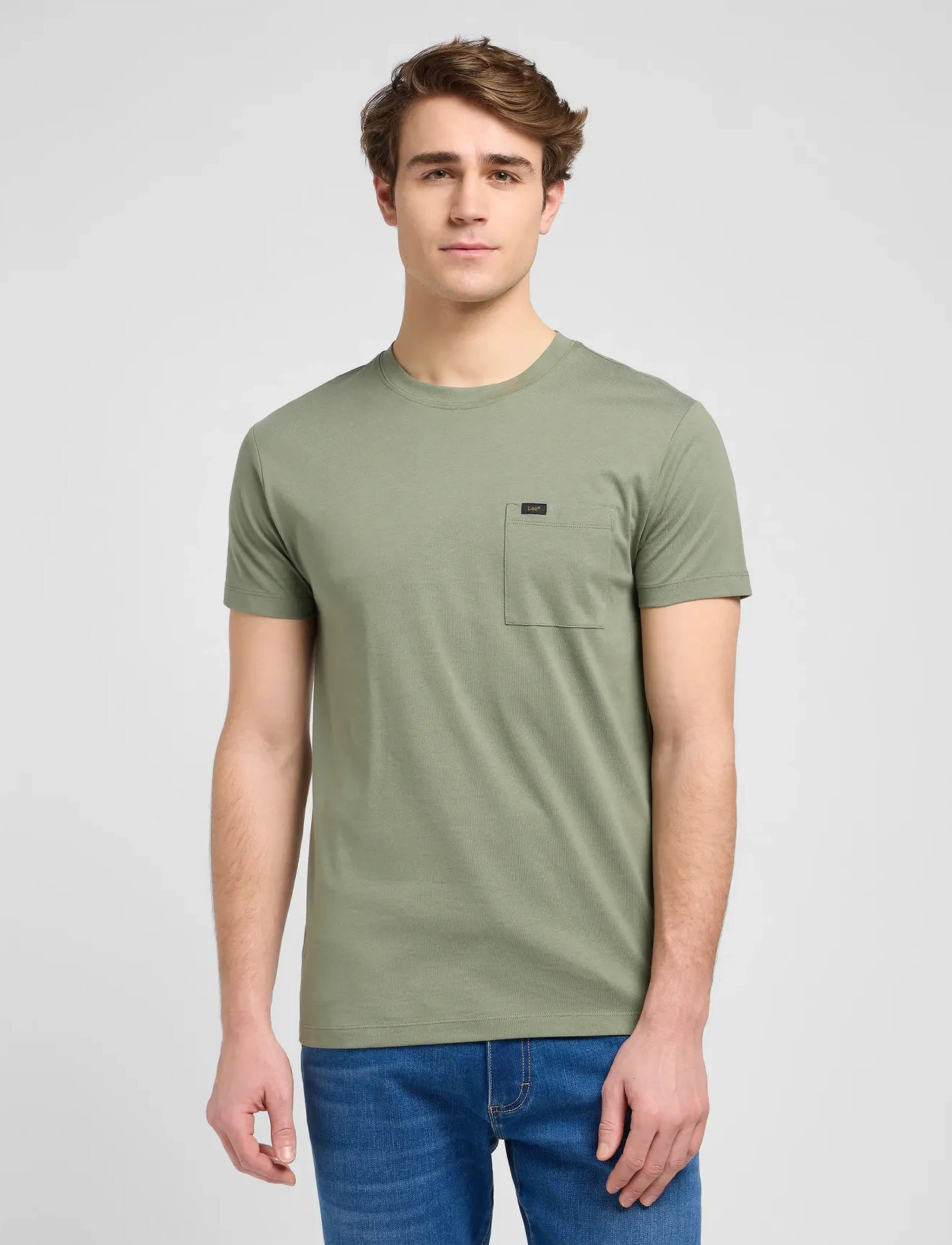 Lee Jeans Ultimate Pocket Tee, XL, Green, T-Shirts > Kortærmede, Herre