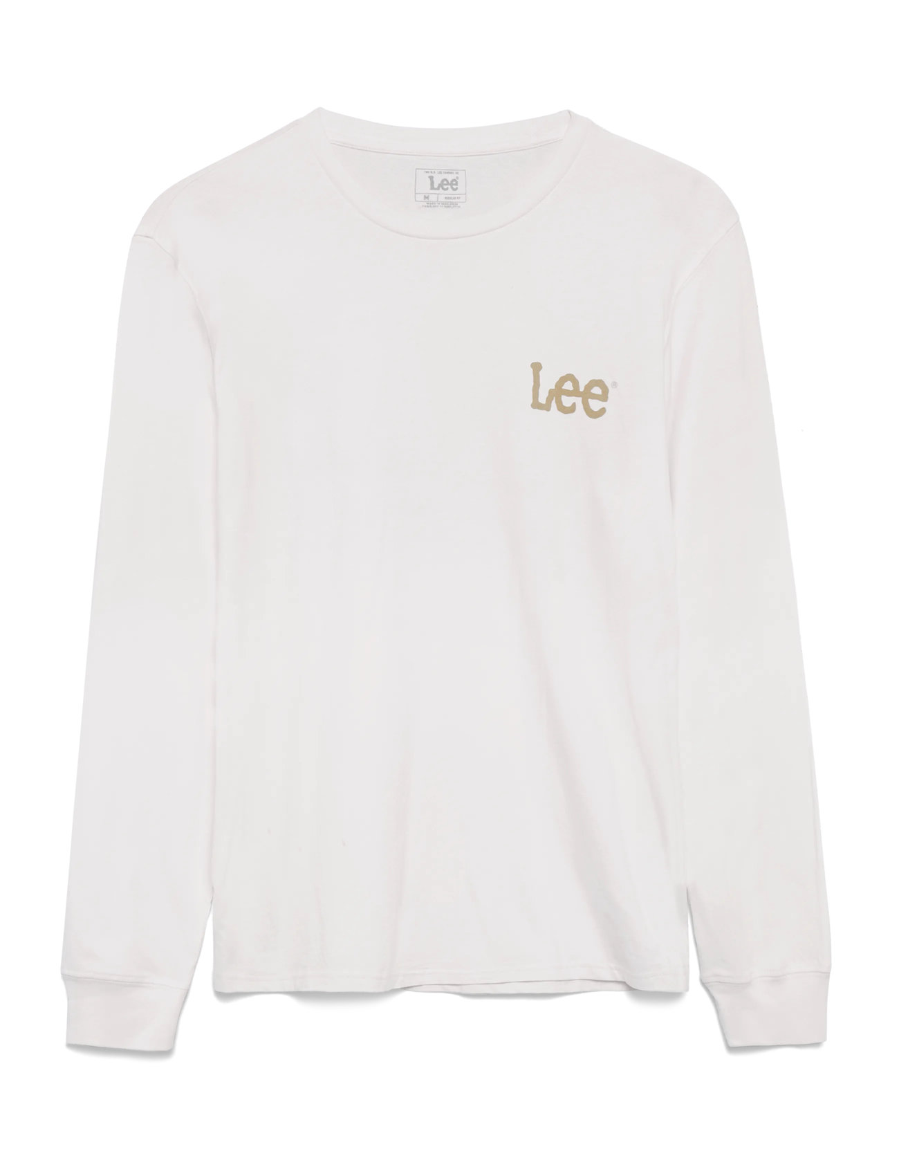 LEE JEANS Ls Wobbly Lee Tee Weiß - XXL - Herren
