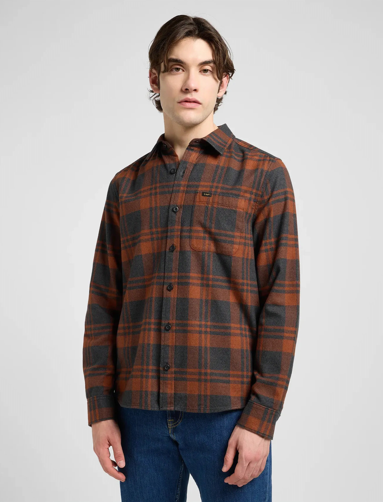 Lee Jeans Leesure Shirt, XXL, Multi/patterned, Shirts - Checkered Herre
