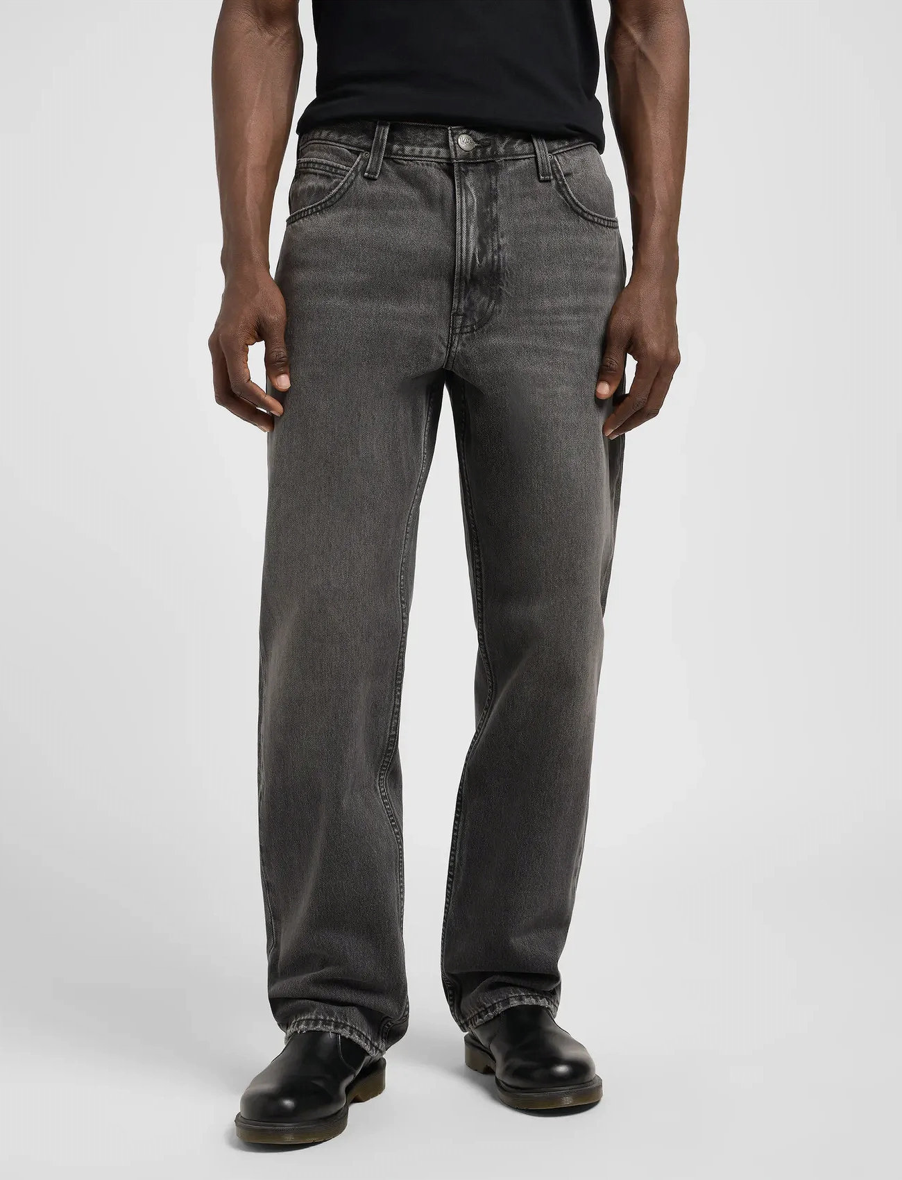 Lee Jeans Asher, 33 x 32, Black, Jeans > Almindelige, Herre