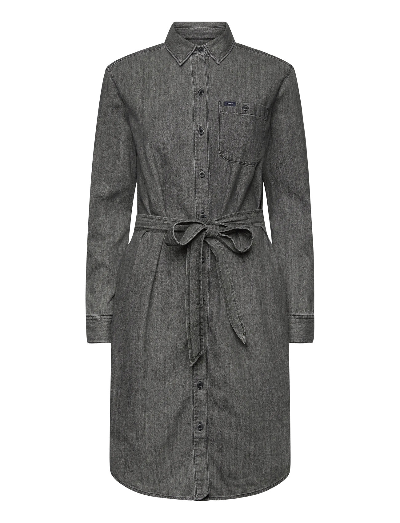 LEE JEANS All Purpose Shirt Kleid Grau - XS - Damen