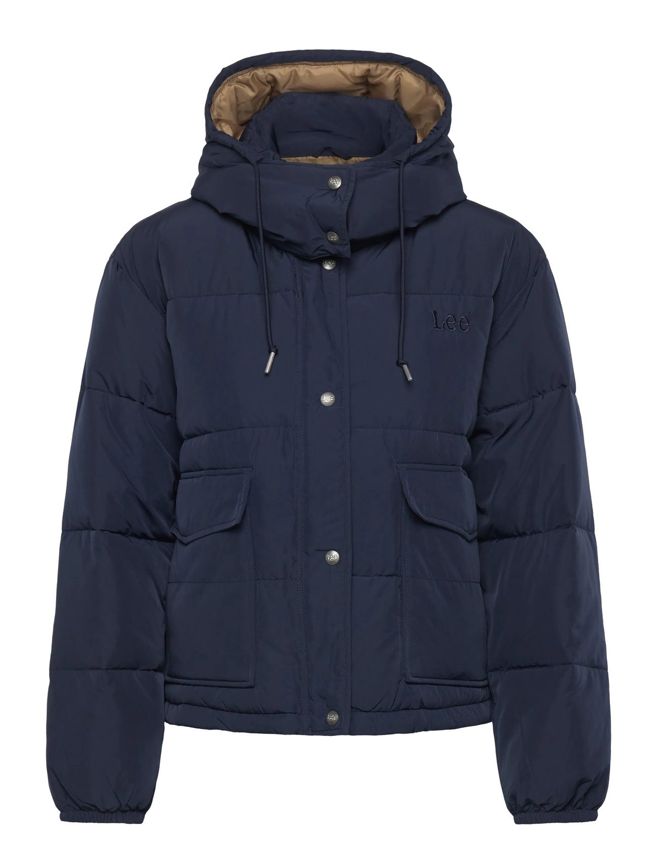 LEE JEANS Kurz Puffer With Hood Navy - M - Damen