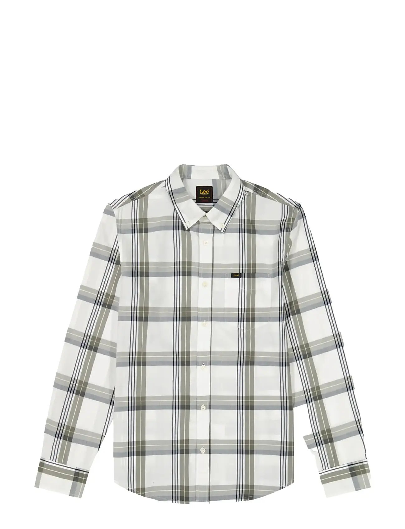 LEE JEANS Lee Button Down Grau - Mx00 - Herren