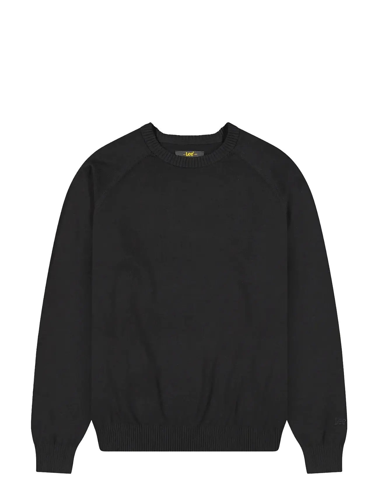 LEE JEANS Clean Raglan Pullover Schwarz - Lx00 - Herren