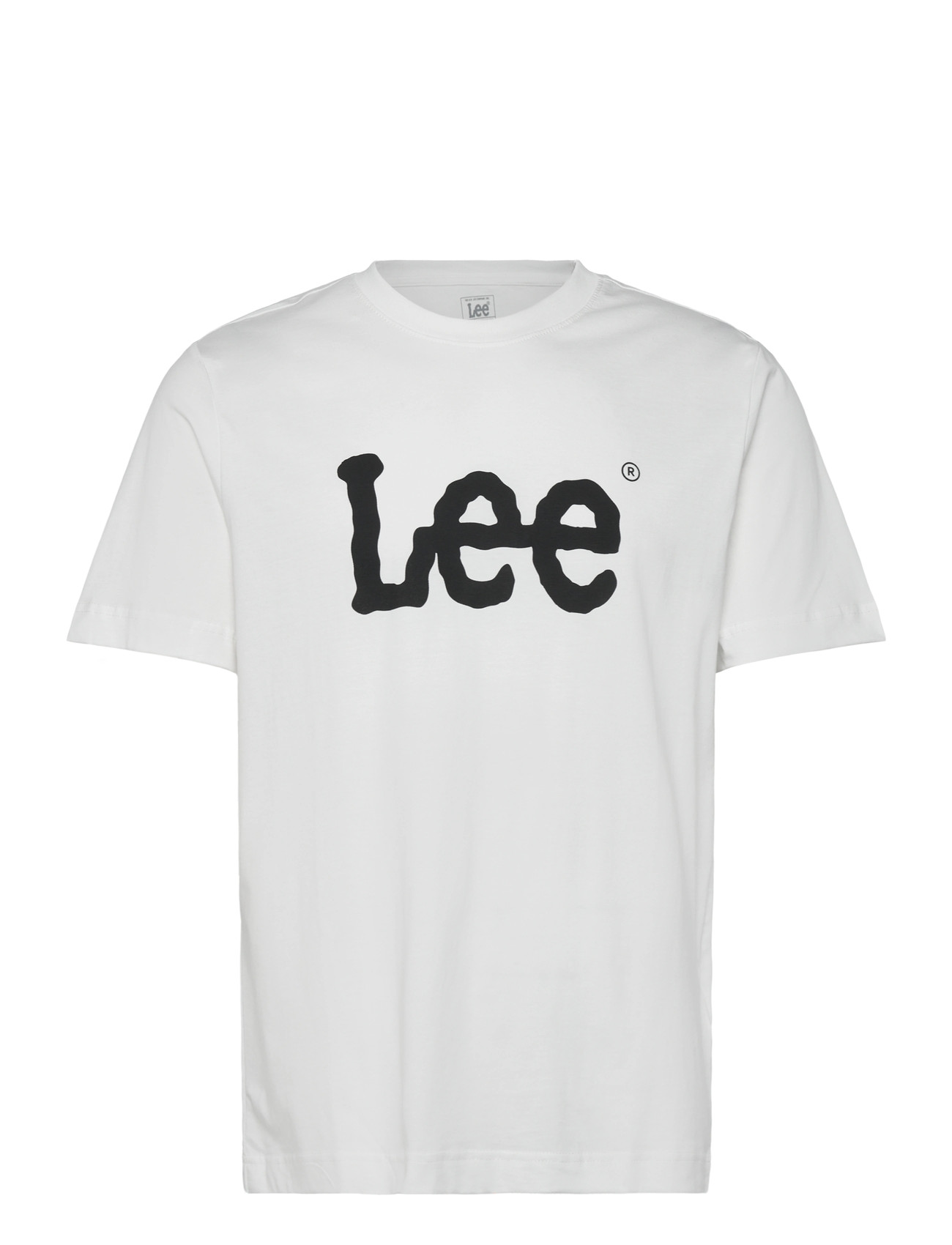 LEE JEANS Wobbly Logo Tee Weiß - L - Herren