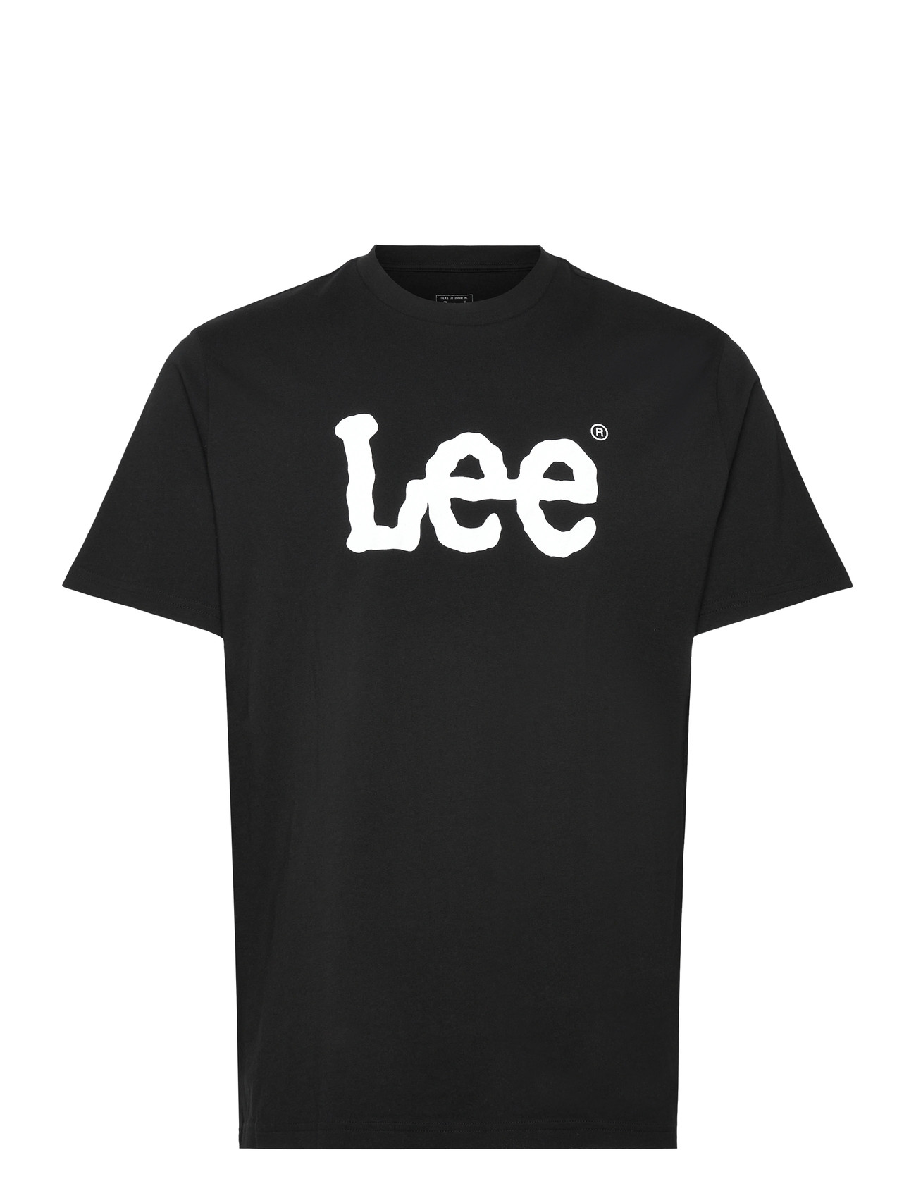 LEE JEANS Wobbly Logo Tee Schwarz - S - Herren