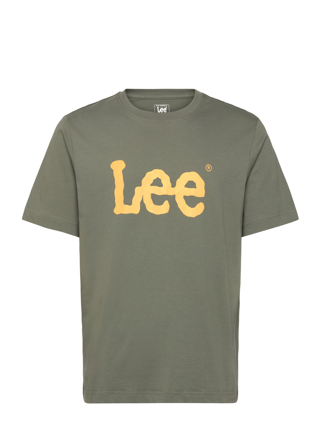 LEE JEANS Wobbly Logo Tee Khaki - S - Herren