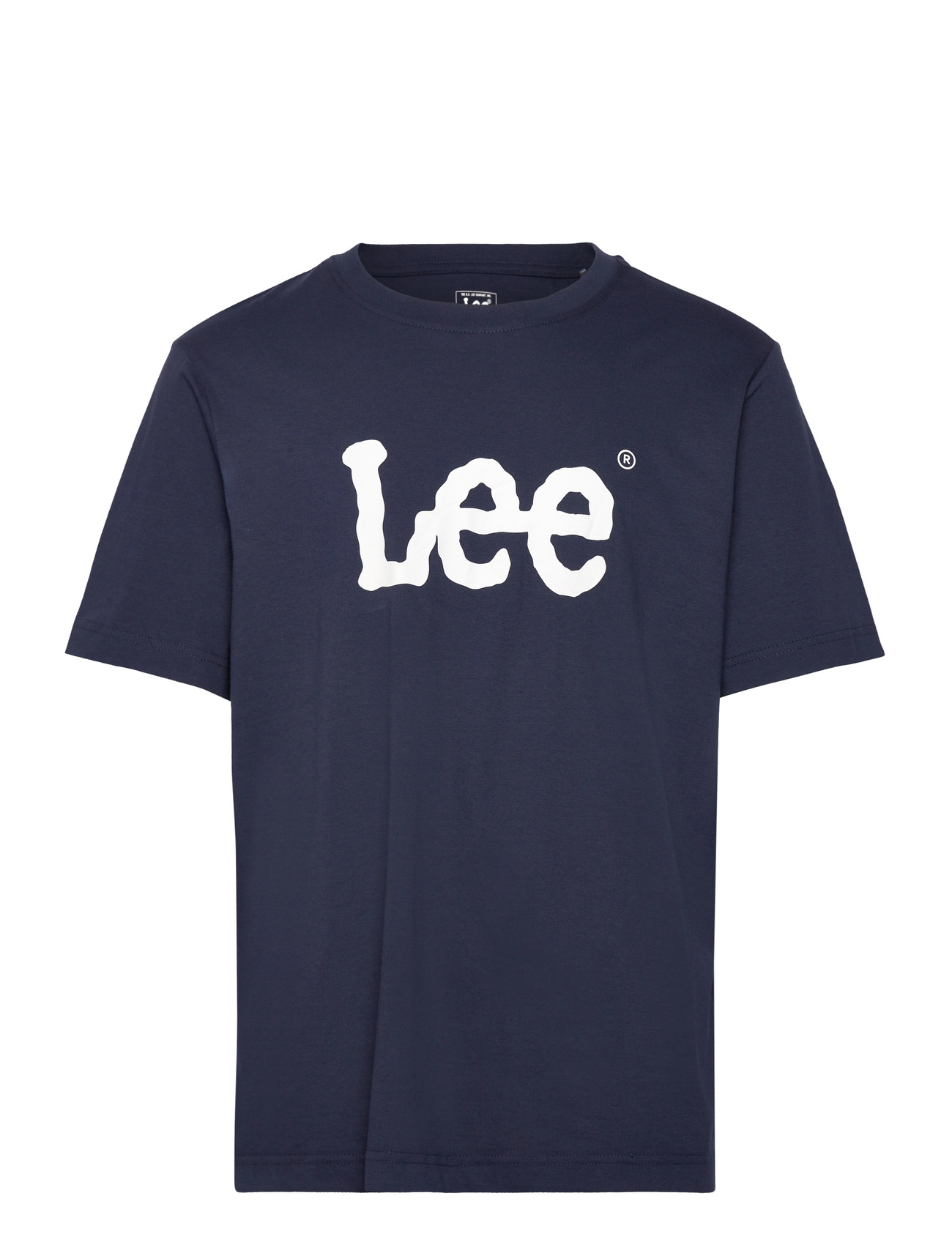 LEE JEANS Wobbly Logo Tee Navy - M - Herren