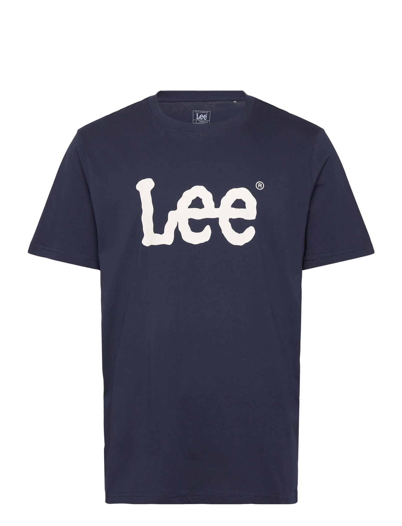 LEE JEANS Wobbly Logo Tee Navy - L - Herren