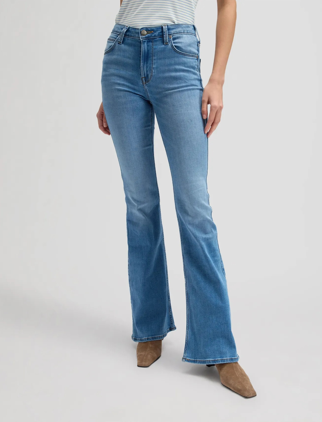 Lee Jeans Breese, 31 x 31, Blue, Jeans > Flares, Dame