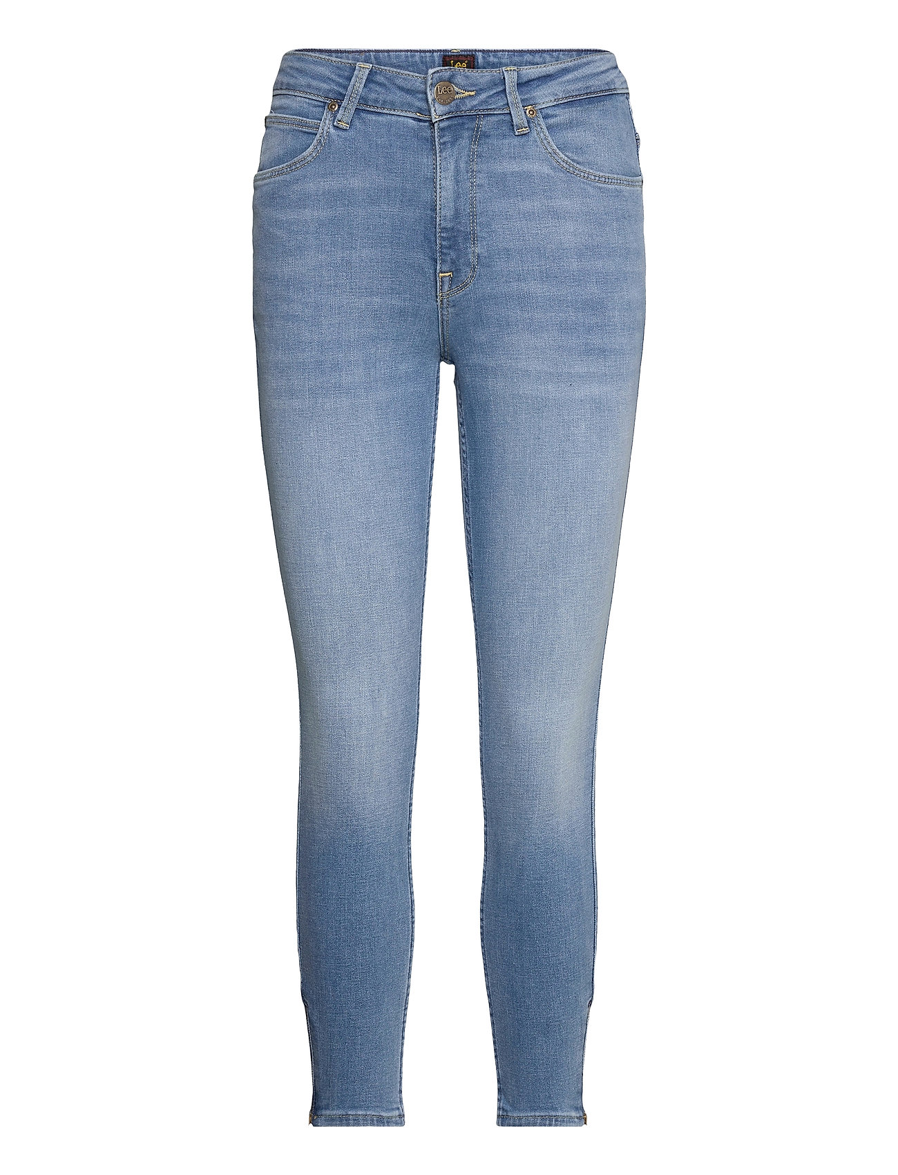 Lee Jeans Scarlett High Zip Blå